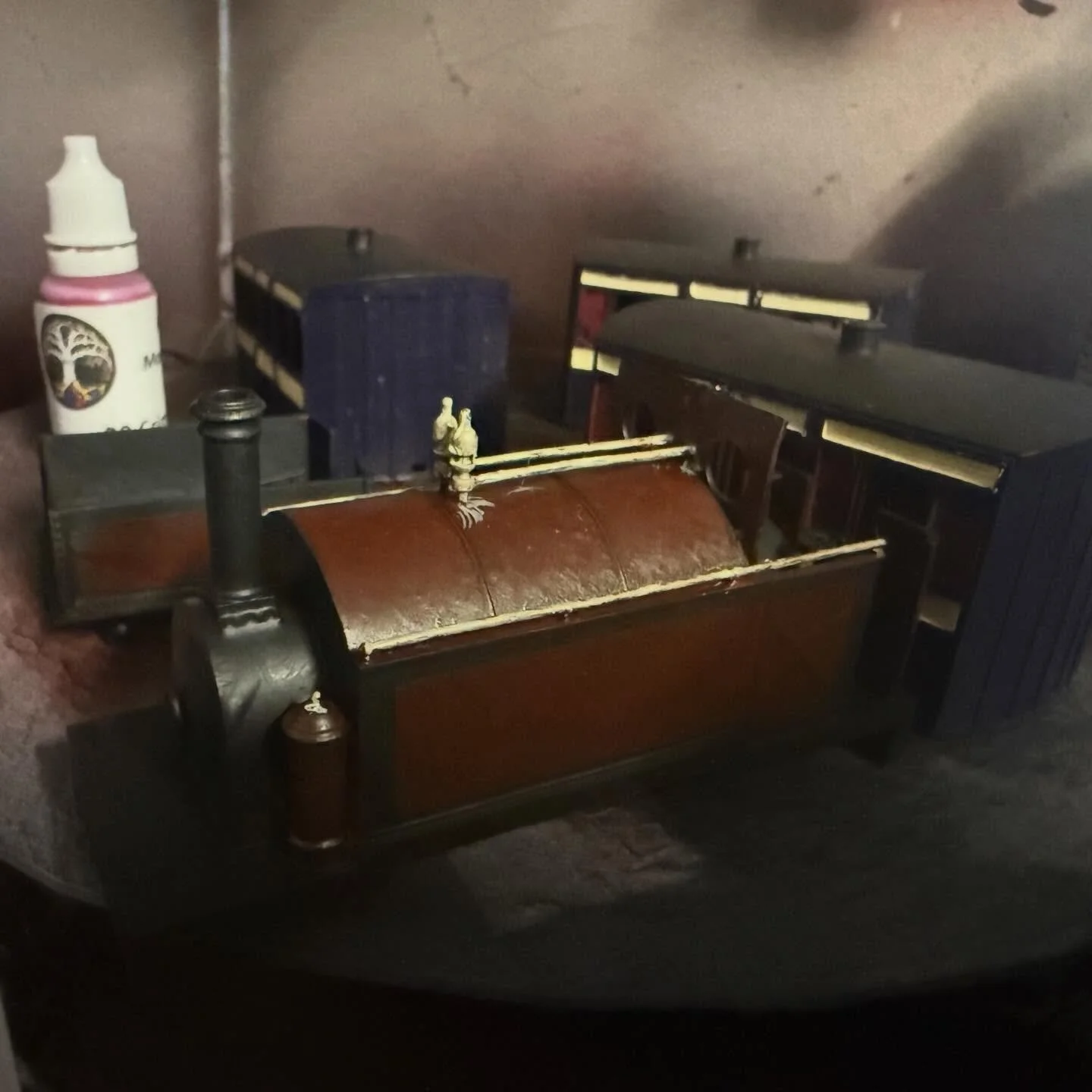 That&rsquo;s the brass work unpolished!