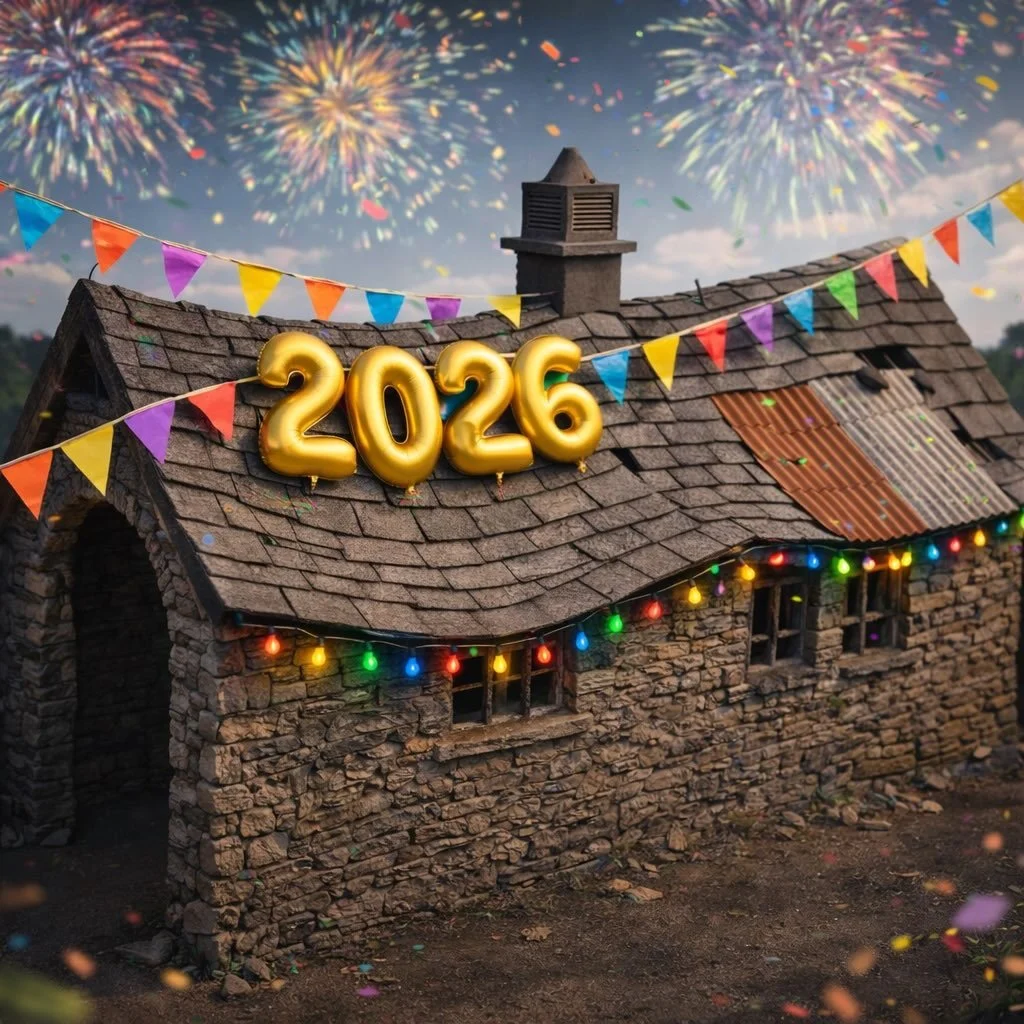 Happy new year. May 2026 bring you more bowed roofs and corrugated iron.