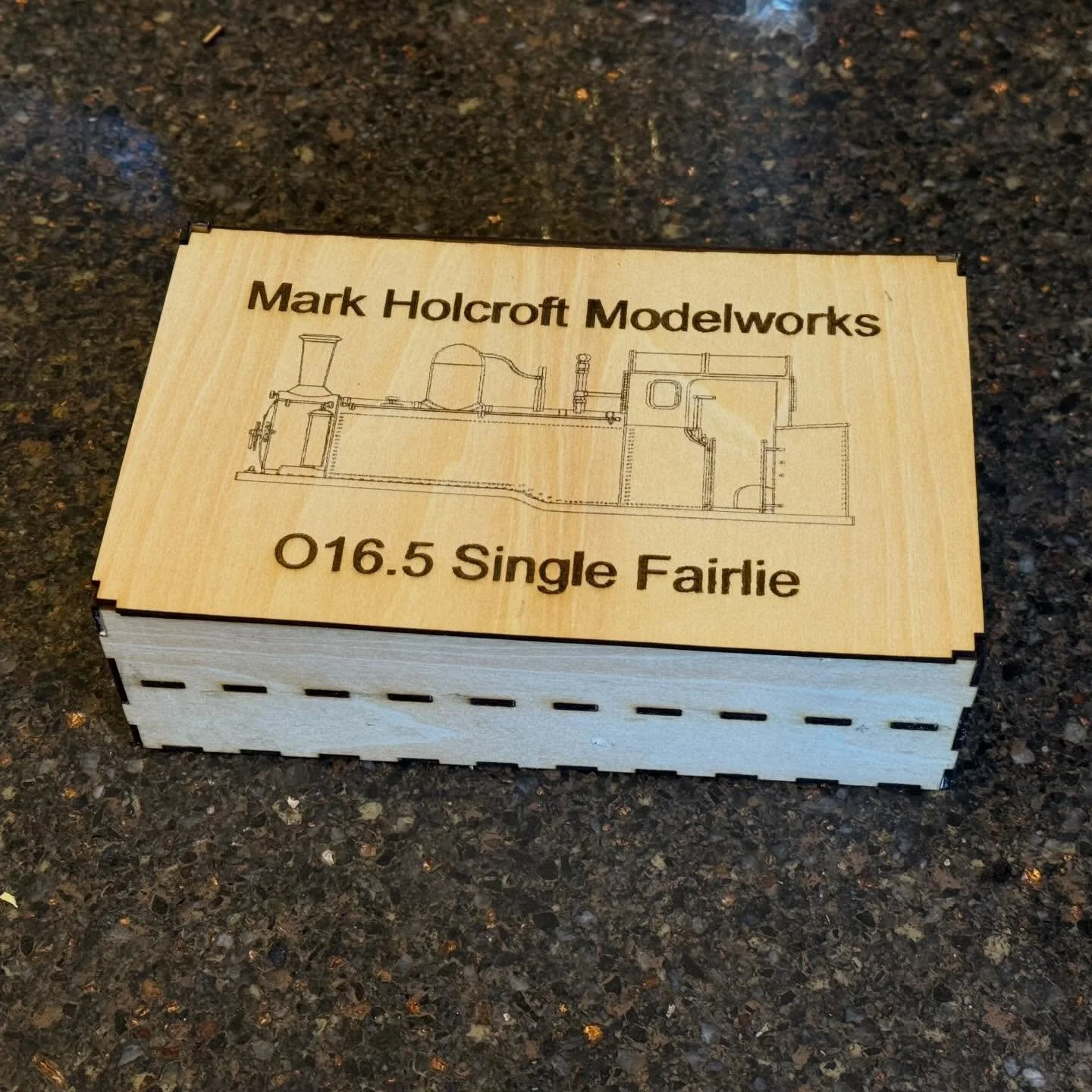 I&rsquo;m getting the packaging ready. I&rsquo;ll check the model fits snugly then probably add a bit more embellishment.