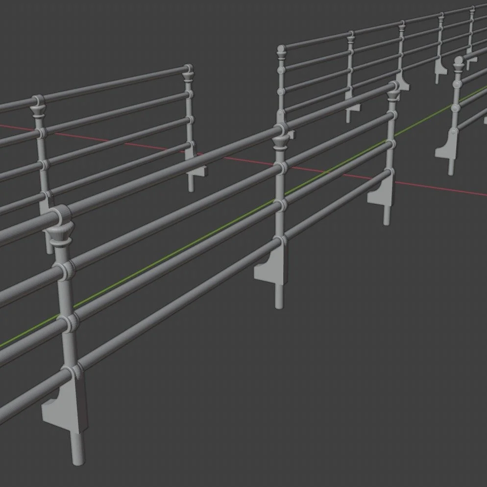 Here's a guessing game. These distinctive stanchions are for what model?