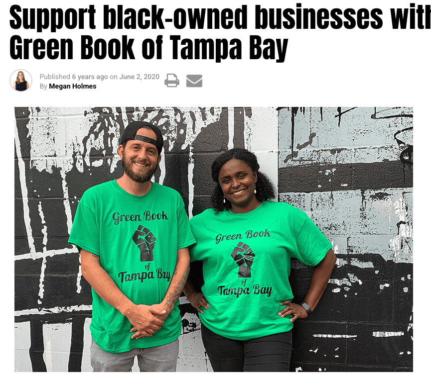 Support black-owned businesses with Green Book of Tampa Bay