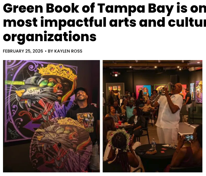Green Book of Tampa Bay is one of St. Pete’s most impactful arts and culture organizations