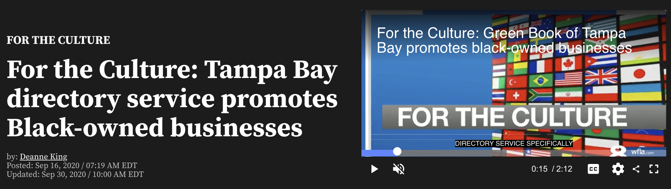 For the Culture: Tampa Bay directory service promotes Black-owned businesses