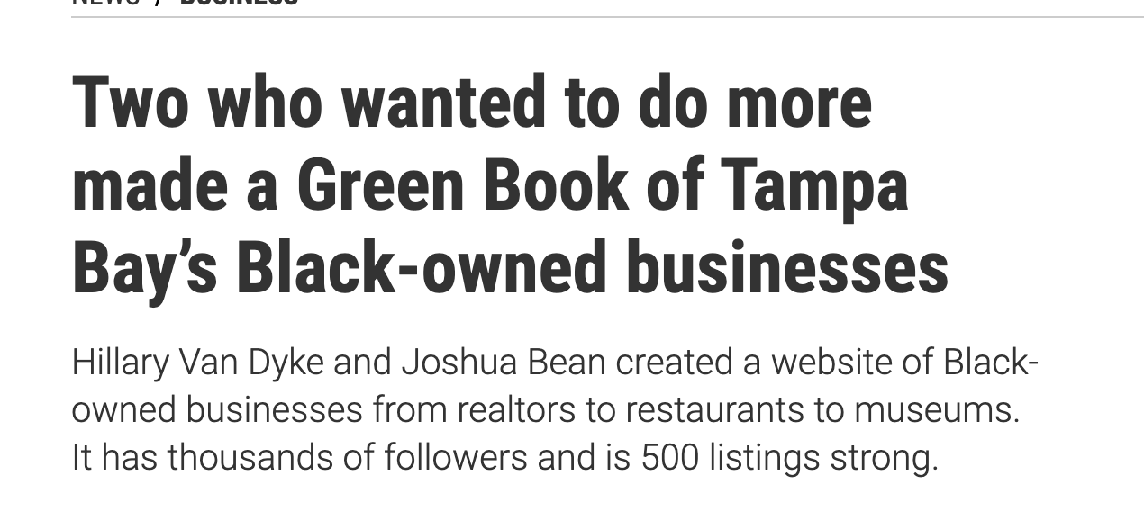 Two who wanted to do more made a Green Book of Tampa Bay’s Black-owned businesses
