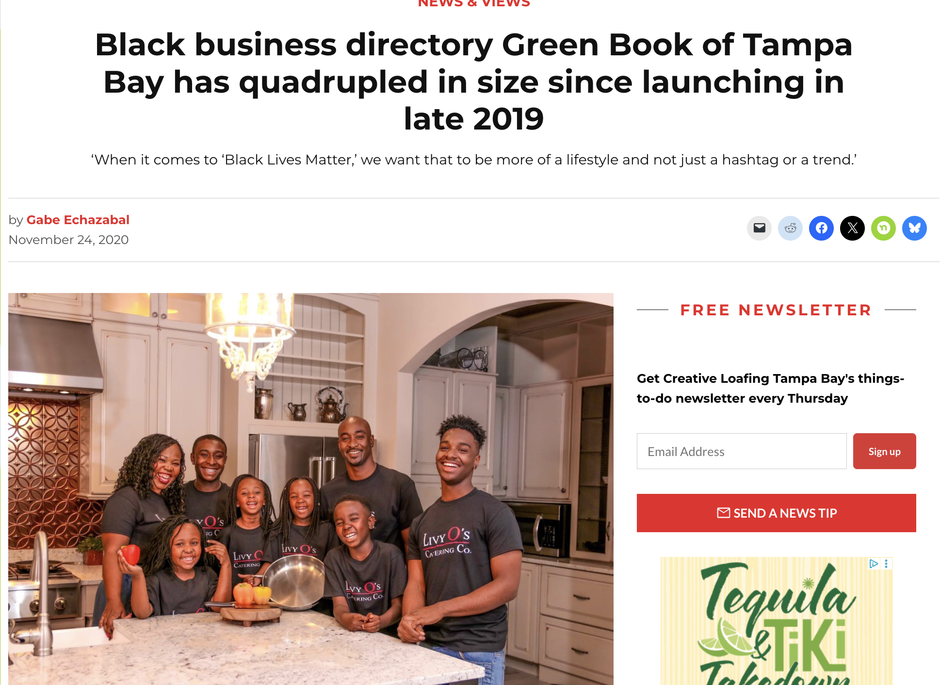 Black business directory Green Book of Tampa Bay has quadrupled in size since launching in late 2019