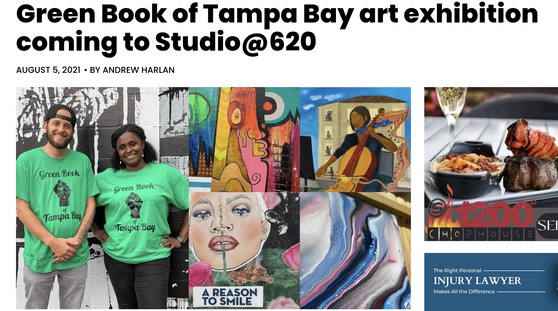 Green Book of Tampa Bay art exhibition coming to Studio@620