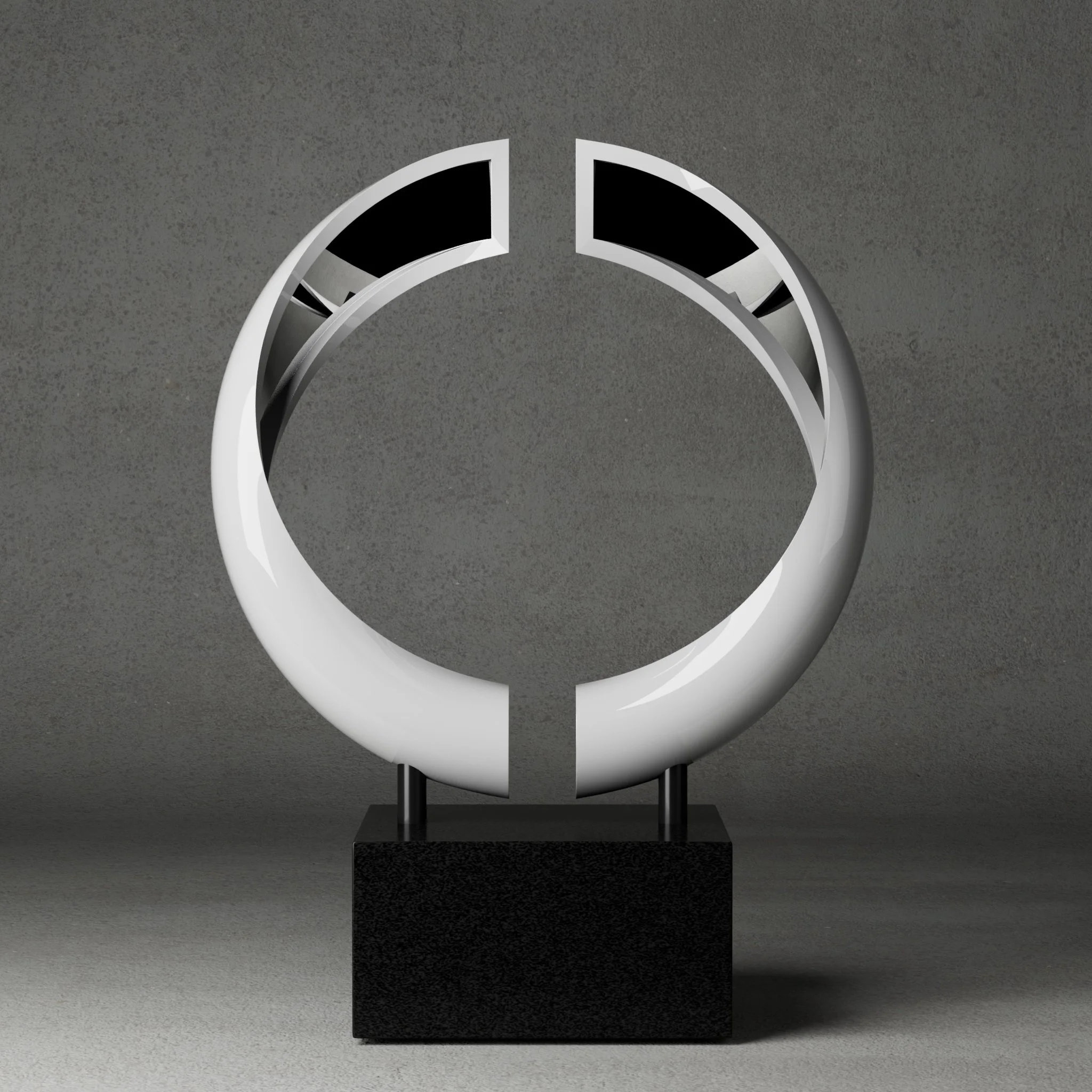 Geometrica - Reflectitur (reflected) - 23" White Edition