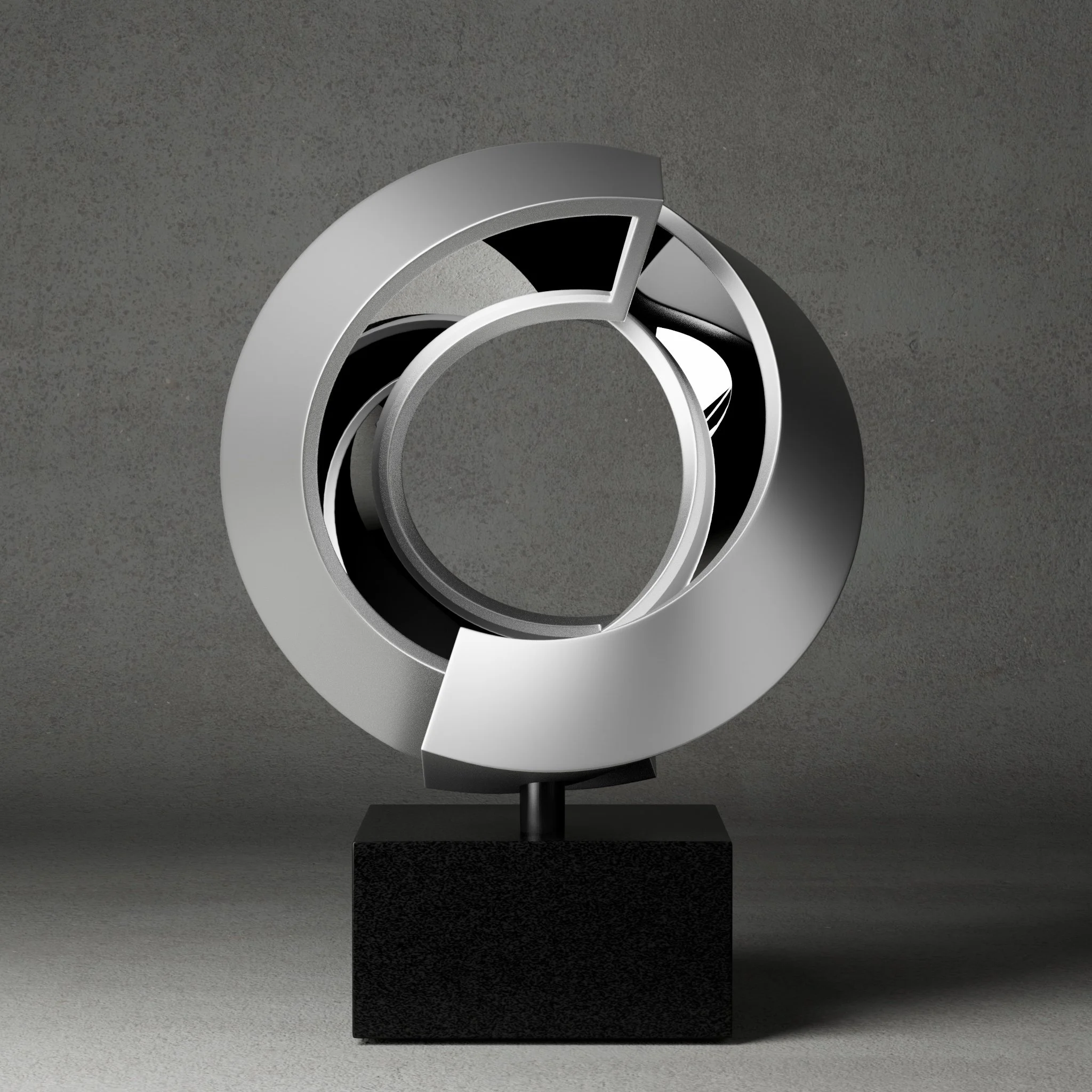 Geometrica - Amor (love) - 23" Stainless Steel Edition