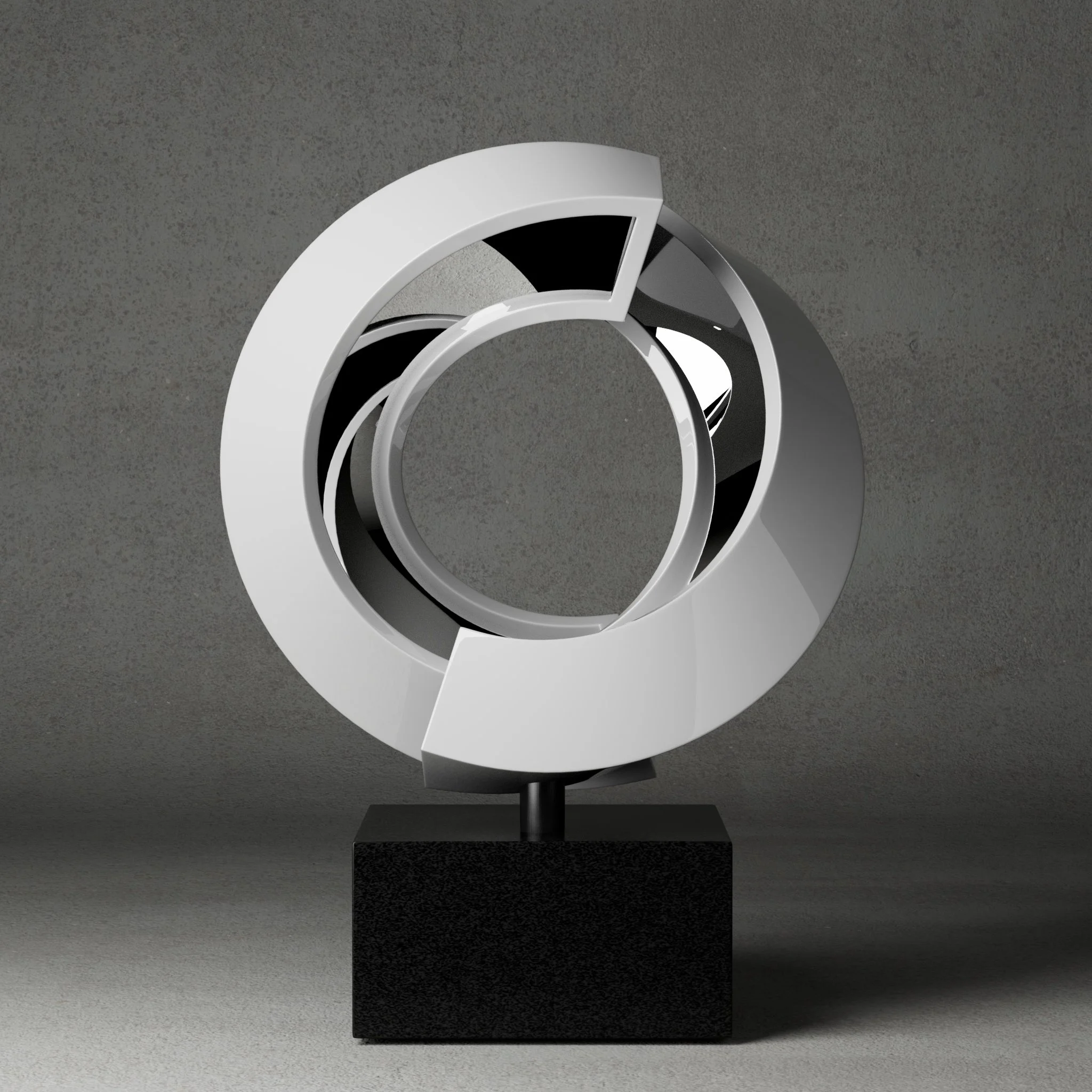 Geometrica - Amor (love) - 23" White Edition