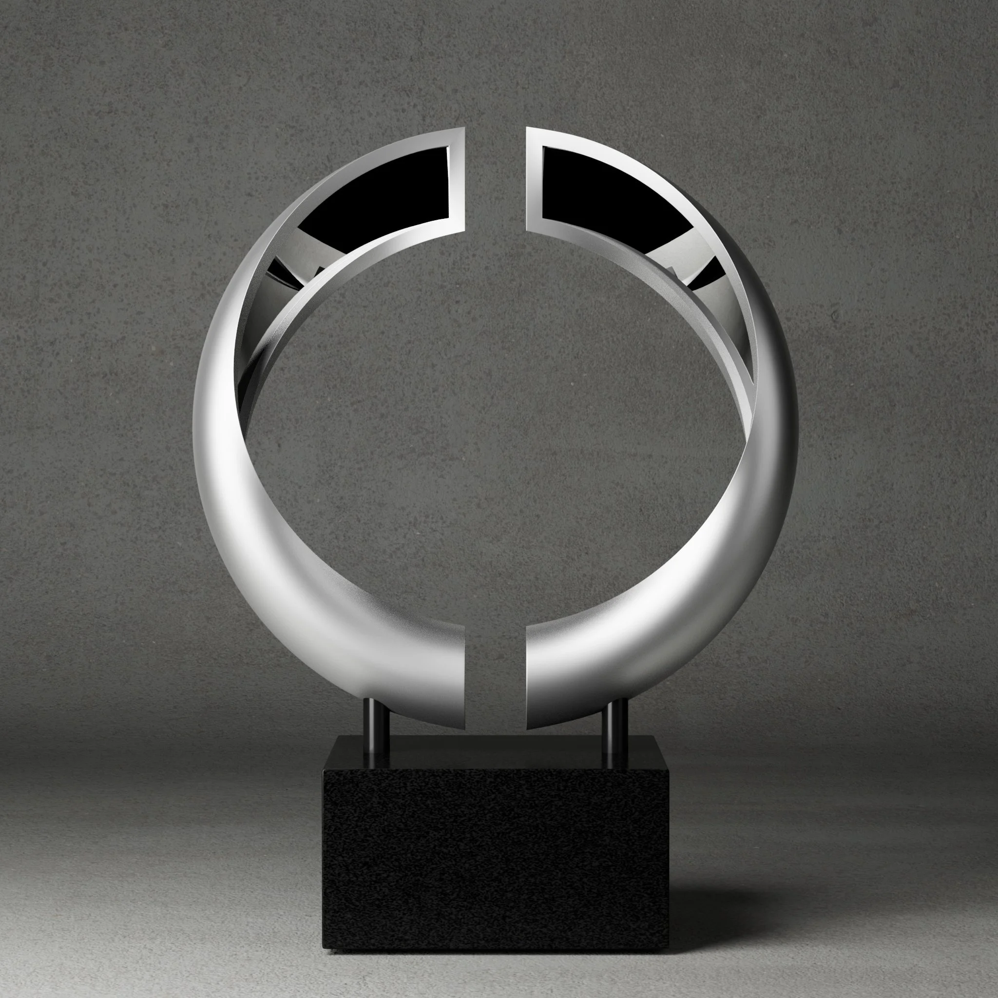 Geometrica - Reflectitur (reflected) - 23" Stainless Steel Edition