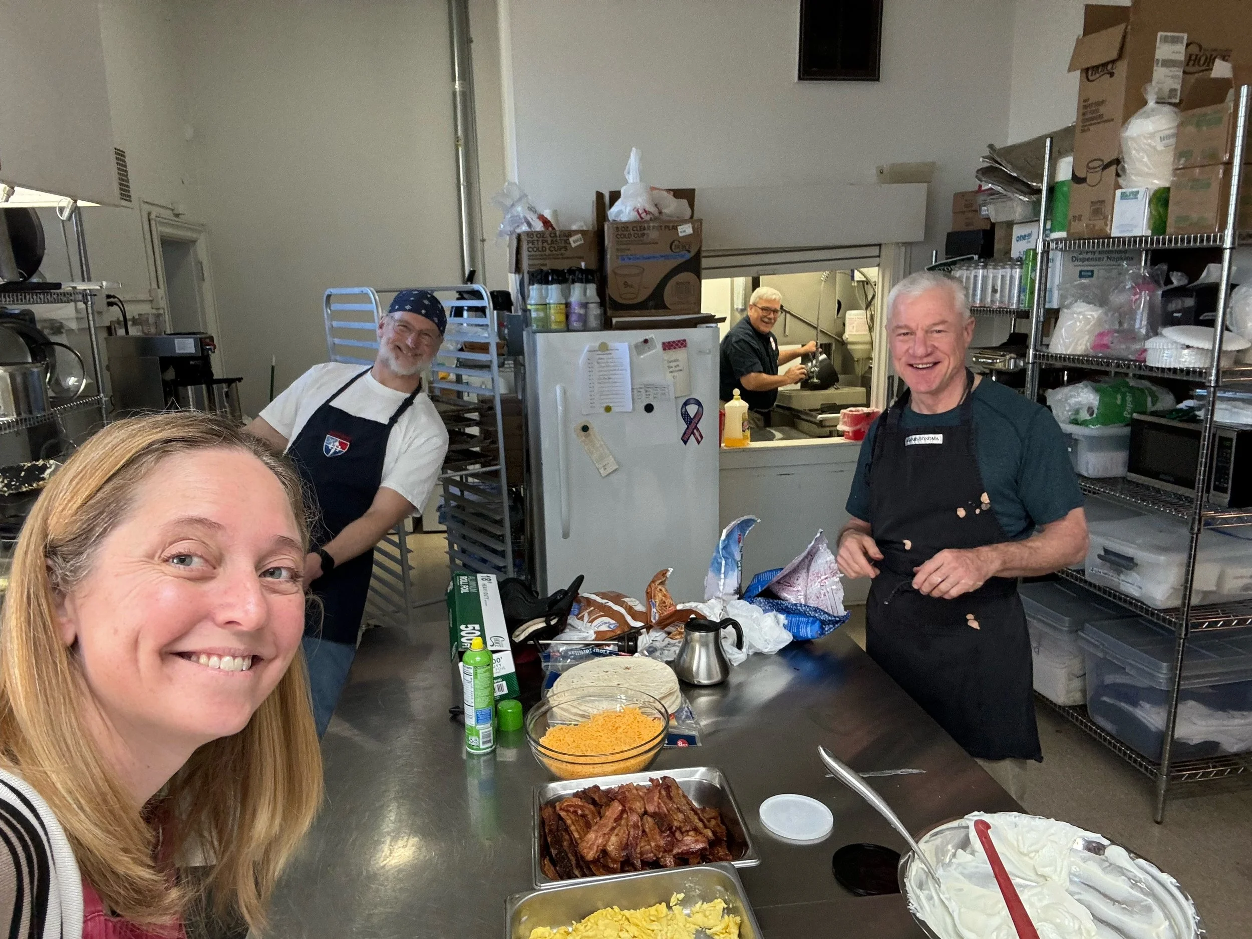 Volunteers make our church feel like home