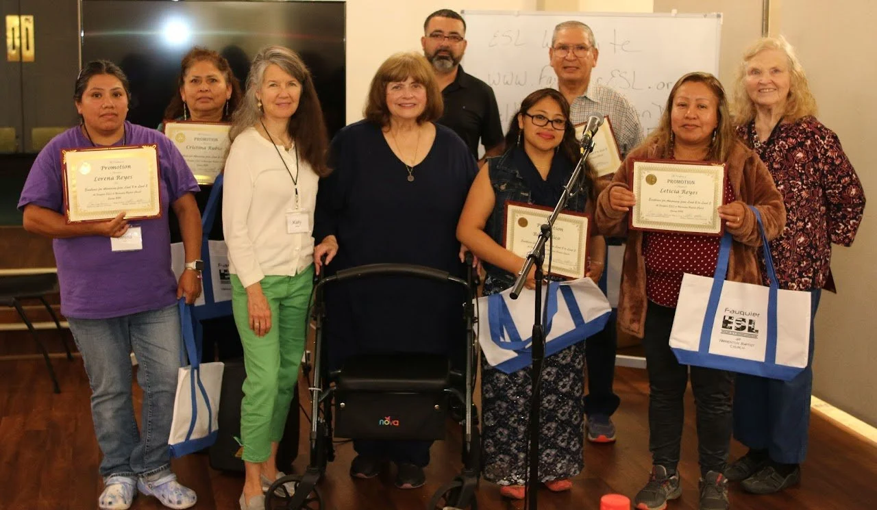 Fauquier ESL is seeking volunteer instructors