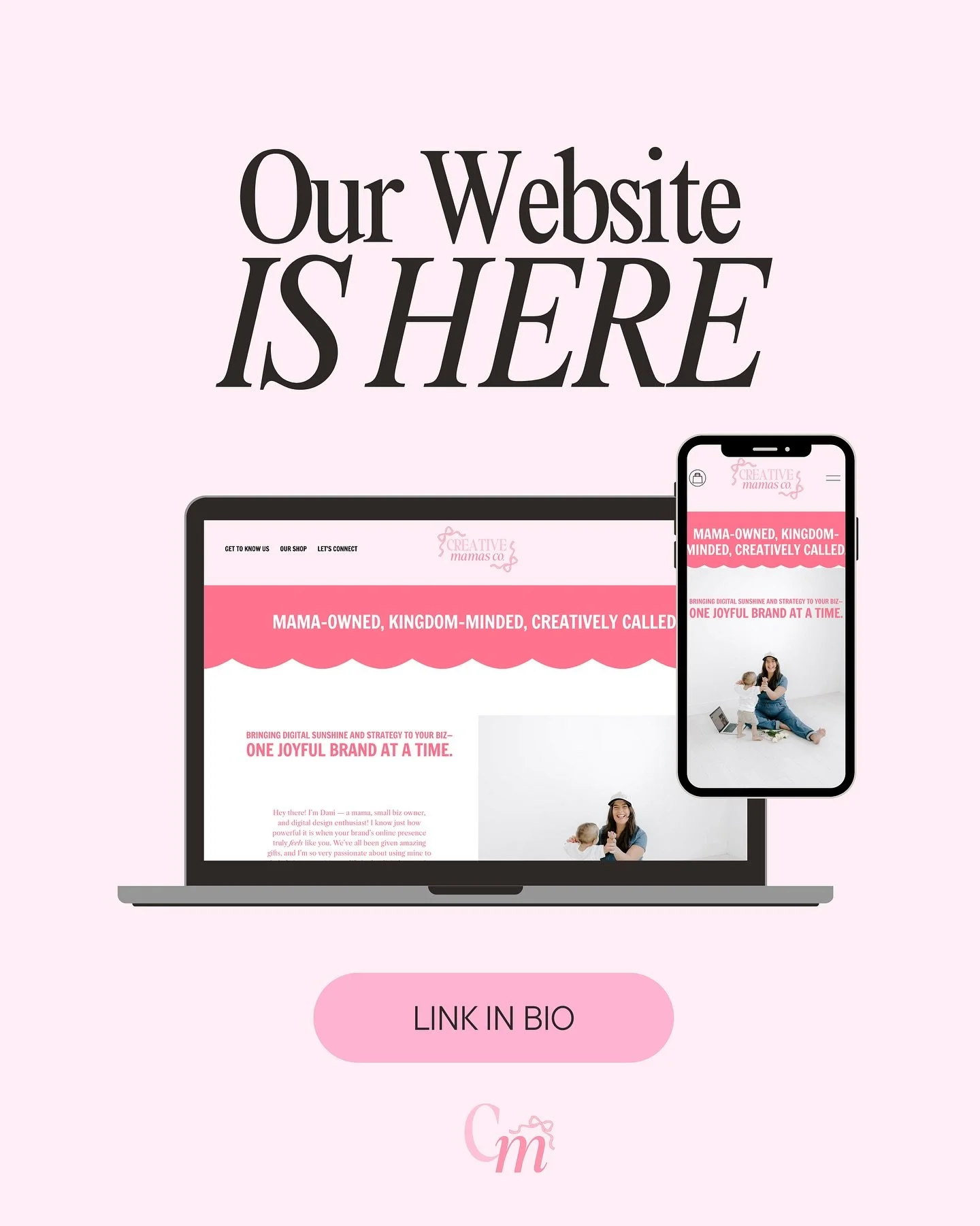 OUR WEBSITE IS NOW LIVE! 🩷
Check us out for more info on our packages, to learn about us, and more! So excited to launch our shop this summer filled with exciting templates, products & so much more - perfect for the small business owner that&rs