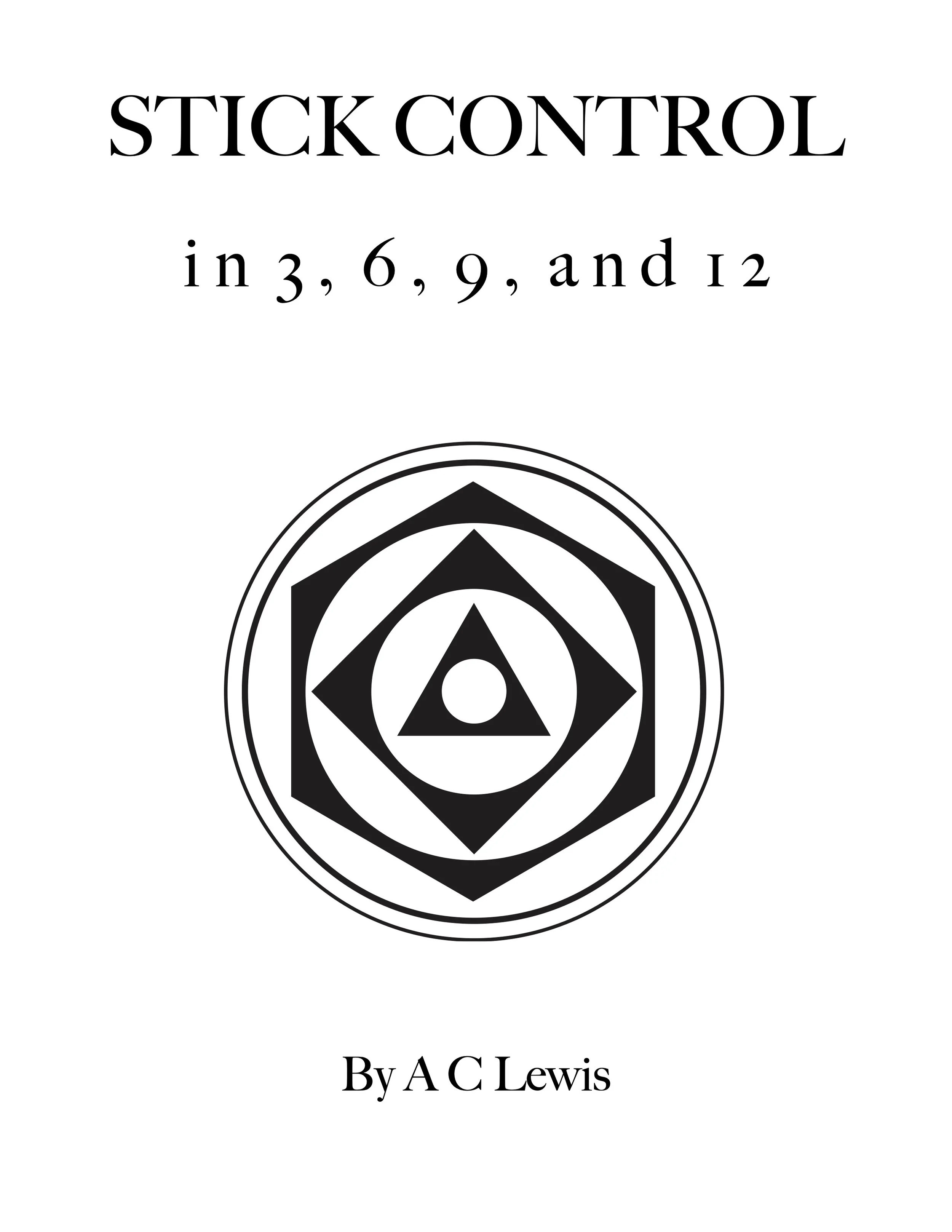 Stick Control in 3, 6, 9 & 12 (Digital Version)
