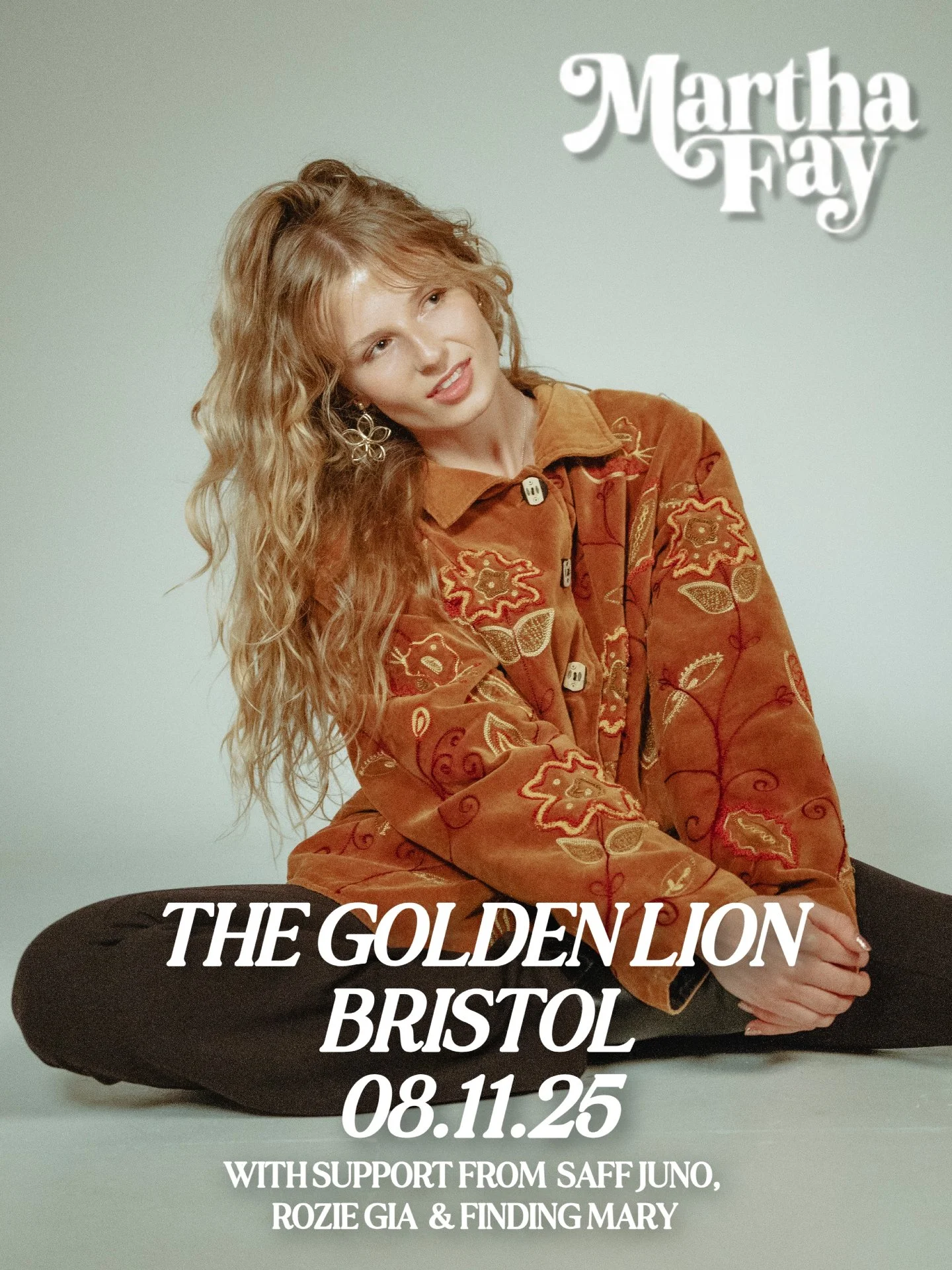 Less than a month to go until Martha Fay's headline show at The Golden Lion!! 🔥🤩

Grab your tickets now, using the link in our bio! 🎟️🔗