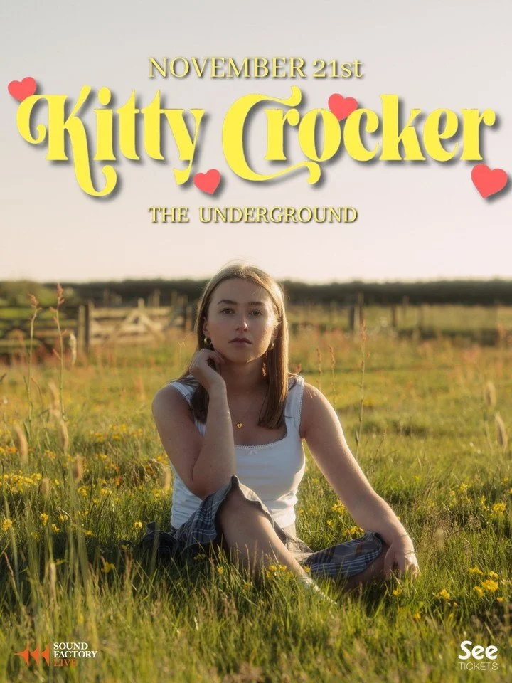 ONE MONTH TO GO UNTIL KITTY CROCKER GRACES THE UNDERGROUND STAGE 🤩✨

Make sure you grab your tickets now🔗🎟️