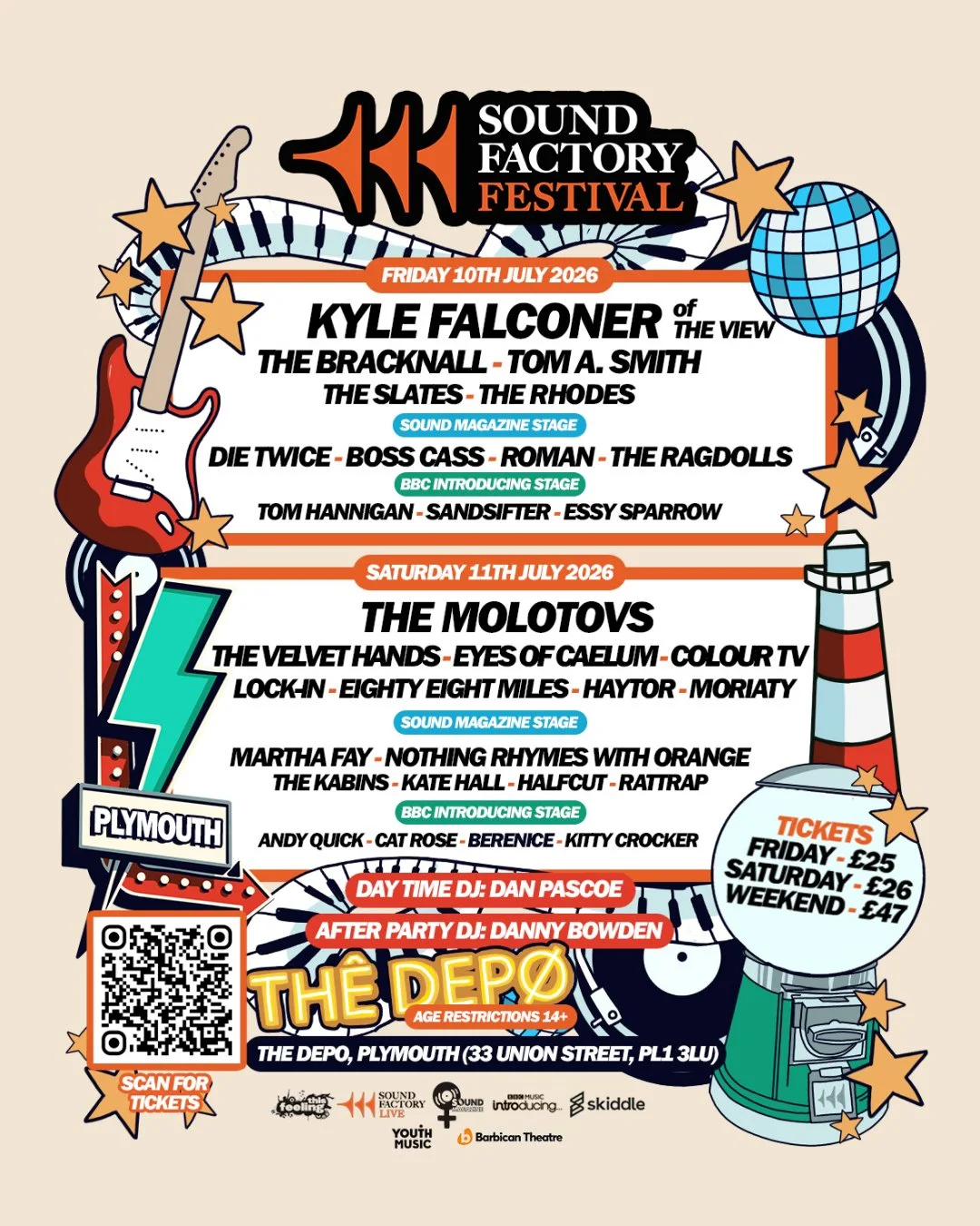 🔥 FINAL WAVE ANNOUNCEMENT 🔥
 
We are beyond thrilled to reveal our final 3 acts joining Sound Factory Festival 2026! Added to the line up are the AMAZING...

EYES OF CAELUM, MORIATY &amp; BERENICE! 

Tag someone who needs to be there 👇
 
🎫 Ticket
