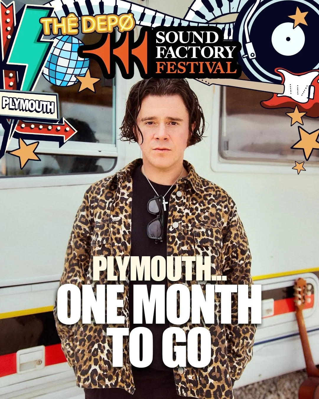 ONLY ONE MONTH UNTIL SOUND FACTORY FESTIVAL 2026!!!

Friday night headliner @kylefrancisfalc was previously part of Mercury-nominated @official_theview, who burst into the music scene with their number 1 debut album in the mid 2000s. Now Kyle navigat