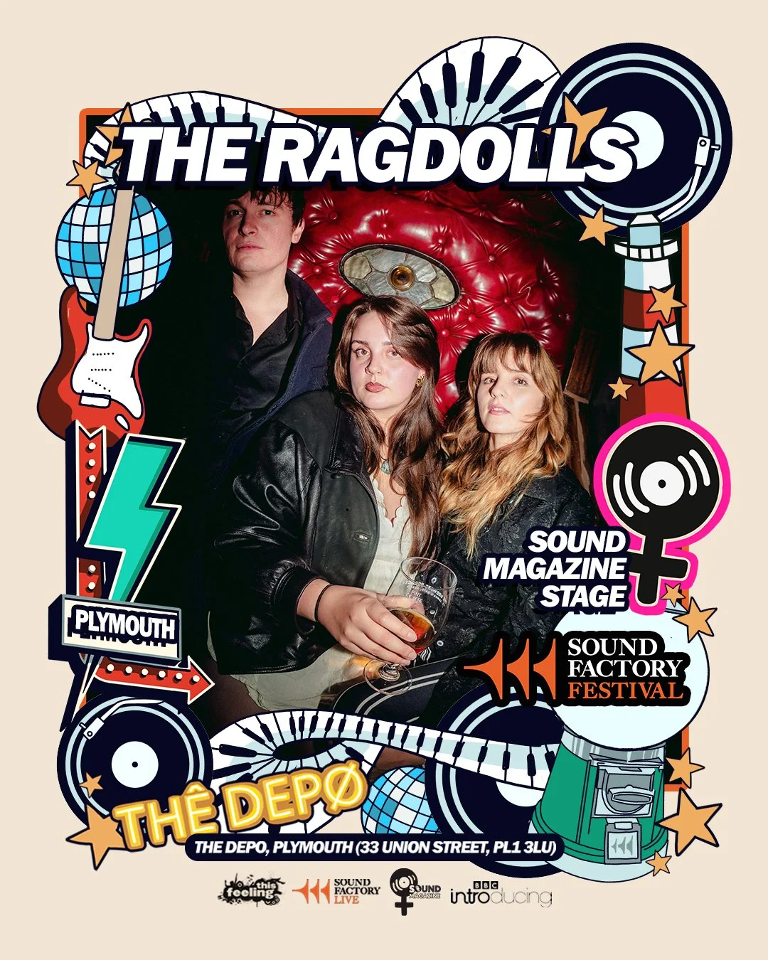 Formed in Cornwall in 2022, The Ragdolls are a rising alternative rock band, tightly weaving infectious hooks and melodic vocals to create a sound that audibly nods to the likes of The Strokes, Pixies and New Order. Under the former name of Astrid, t