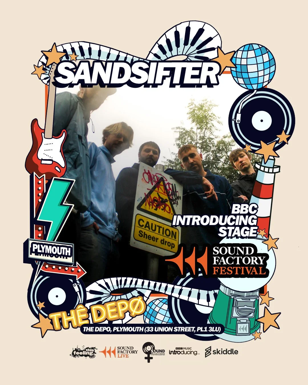 Cornwall indie rock and roll four piece Sandsifter
