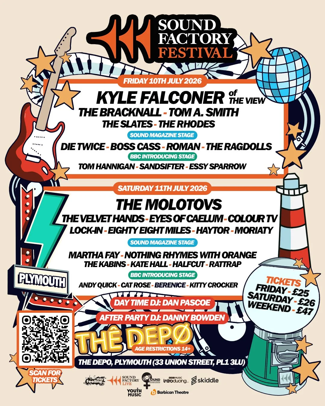 SOUND FACTORY FESTIVAL

After 2025 SOUND FACTORY FESTIVAL was such a roaring success, we've decided to bring it back for 2026... BIGGER AND BETTER THAN EVER!! Now spread over 2 days... double the days means double the acts, what could be better!!

Wi