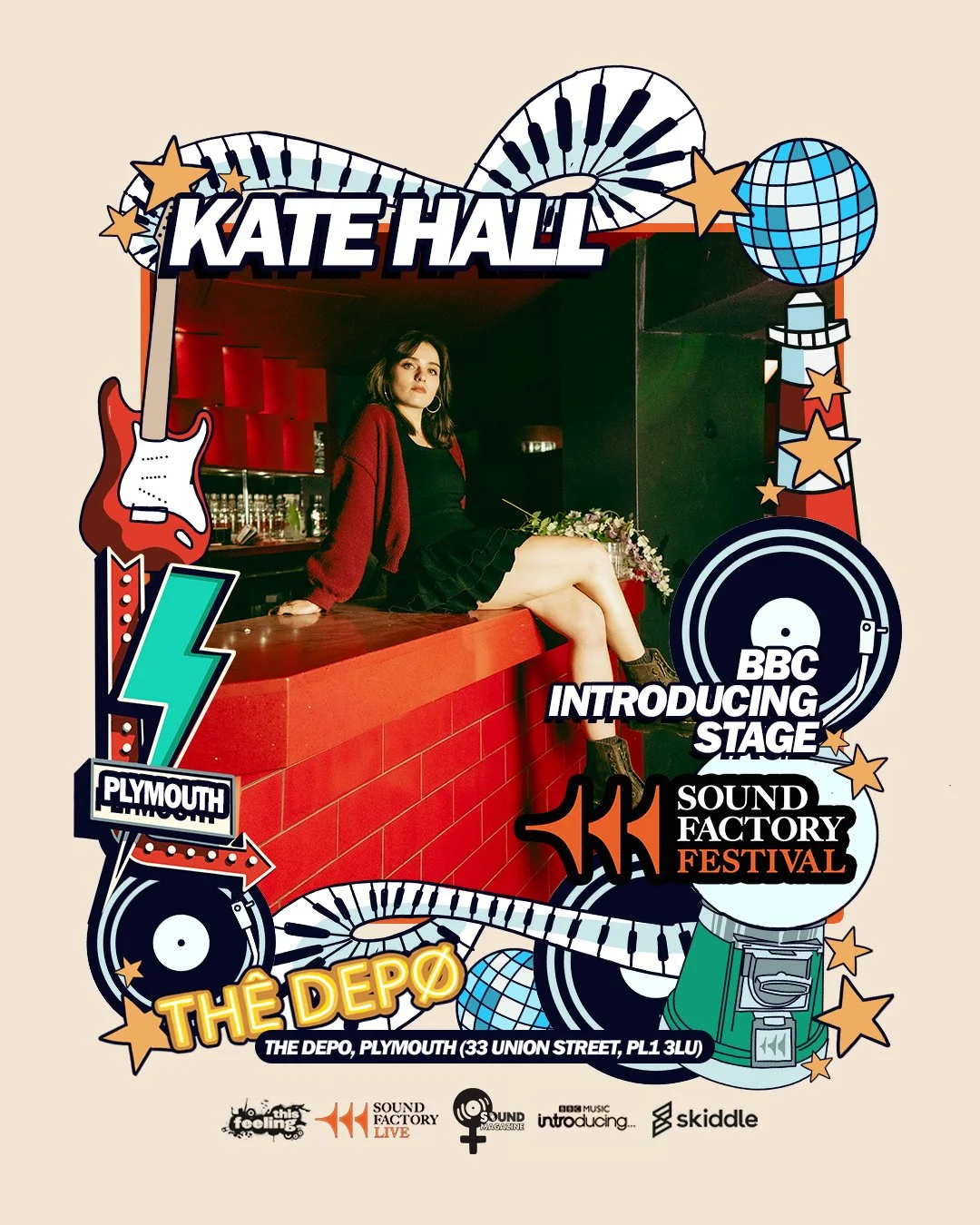 Kate Hall is a singer/songwriter from Plymouth who blends soulful vocals and piano-led pop to create a sound both classical and current. On the scene since 2023, Kate takes influence from artists like Amy Winehouse, KT Tunstall, Fiona Apple and Adele