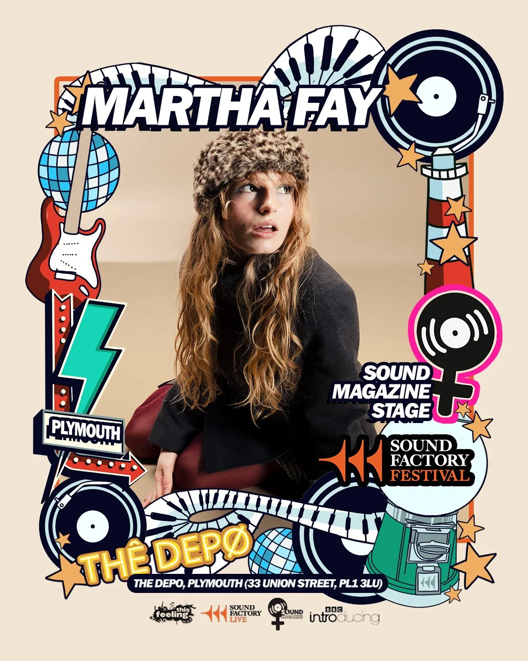 Martha Fay is a Bristol-based singer songwriter known for her raw, emotionally charged storytelling. Drawing inspiration from Adrianne Lenker, Taylor Swift and Fleetwood Mac, she weaves themes of heartbreak, friendships, identity and coming of age in