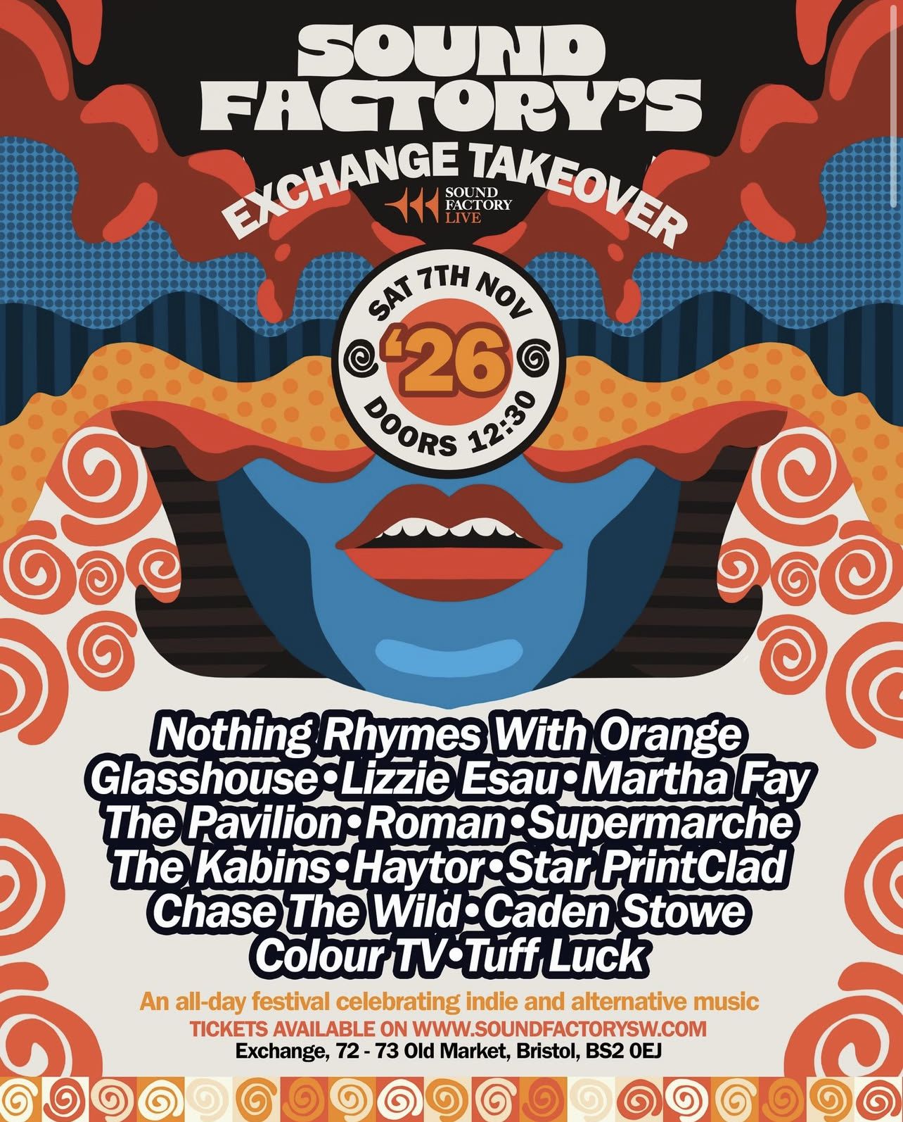 BRISTOL!!! This November we’re taking over The Exchange Bristol for a full day of the best indie and alternative that your amazing city has to offer 💥🏙️⭐️

Tickets are available online NOW - first 100 are only £10 so grab them while you can ‼️🎟️