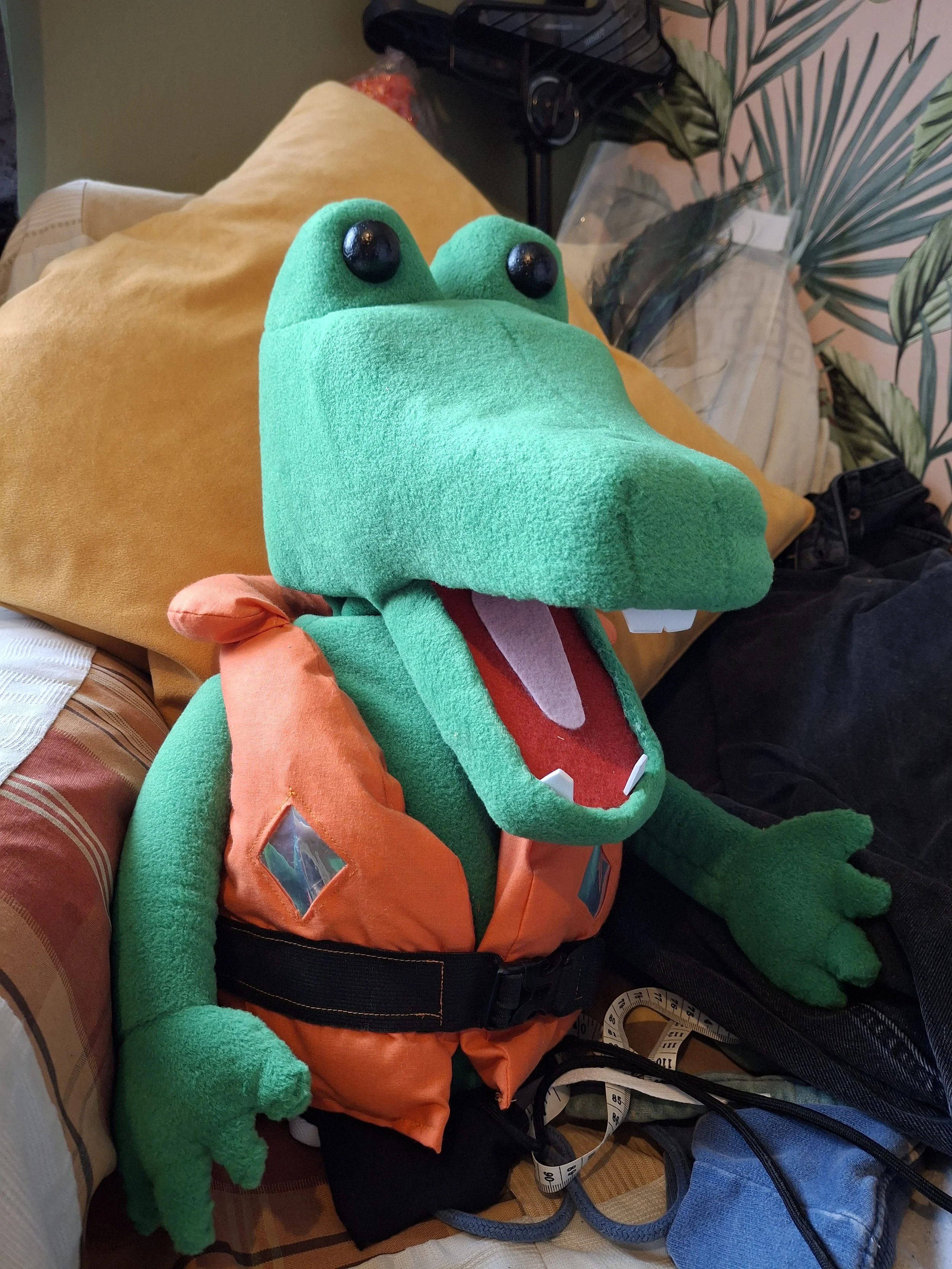 Rodney - An overly anxious lizard who takes water safety very seriously!