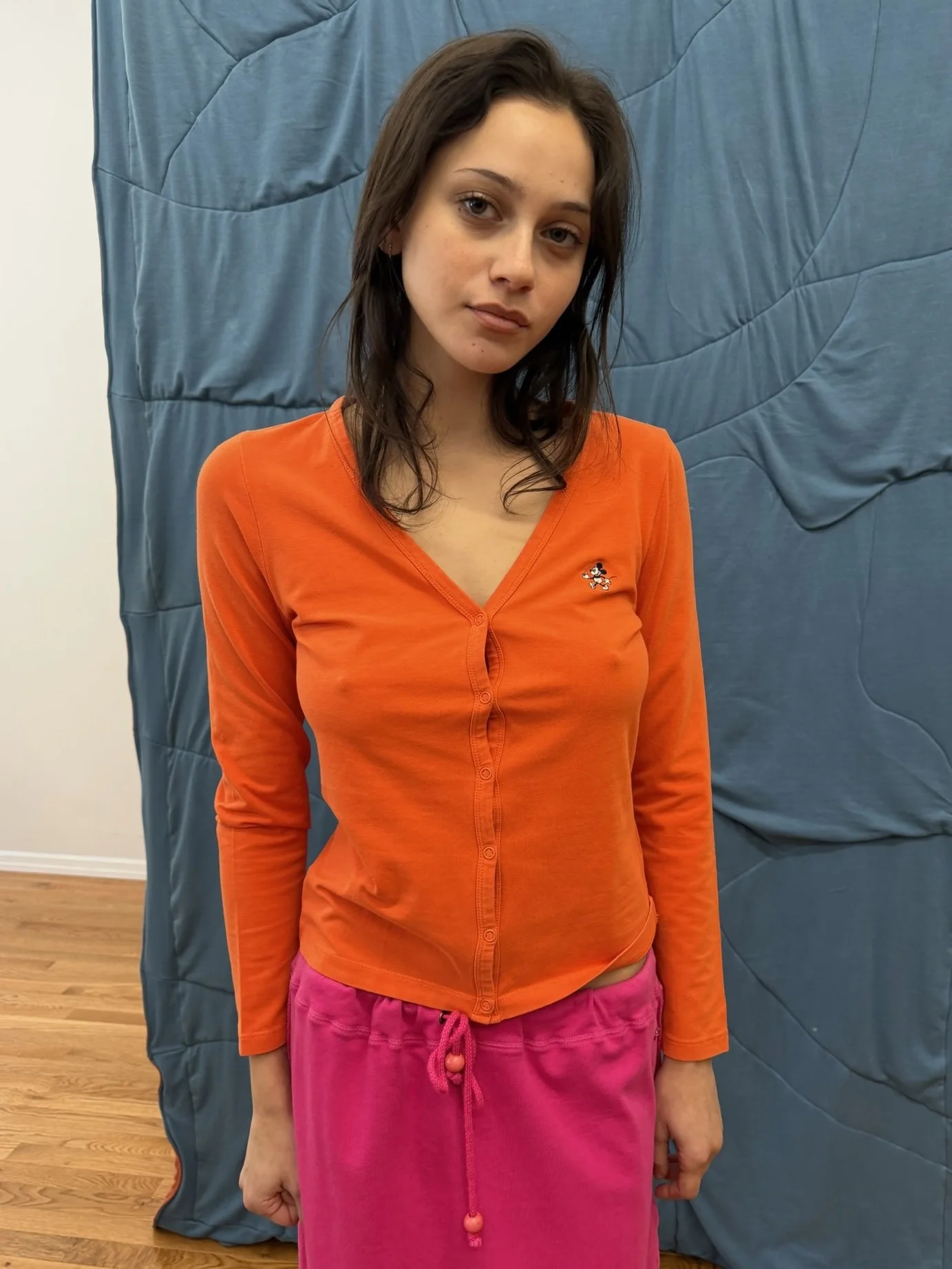 Orange Cardigan