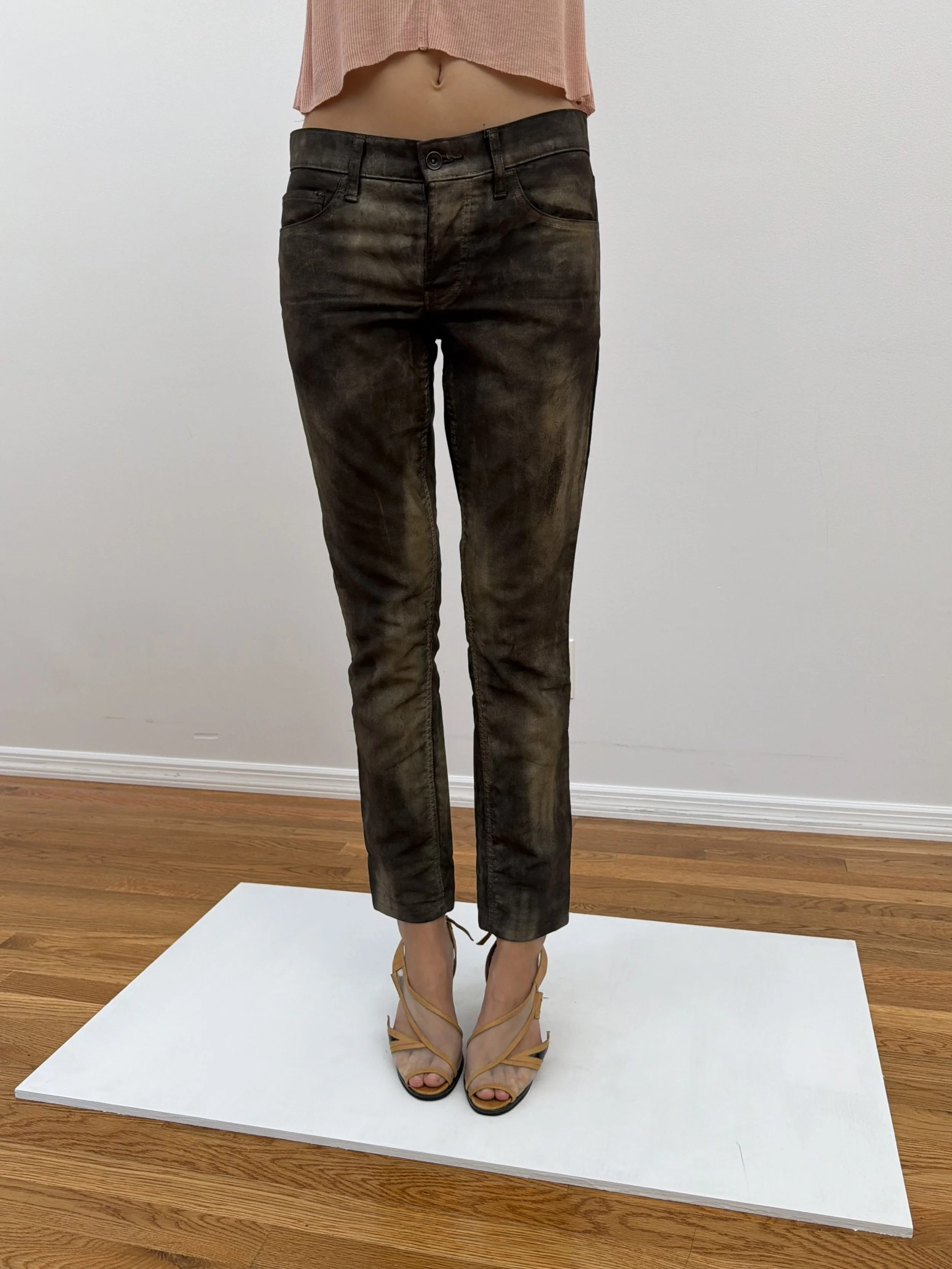 Grey Distressed Jeans