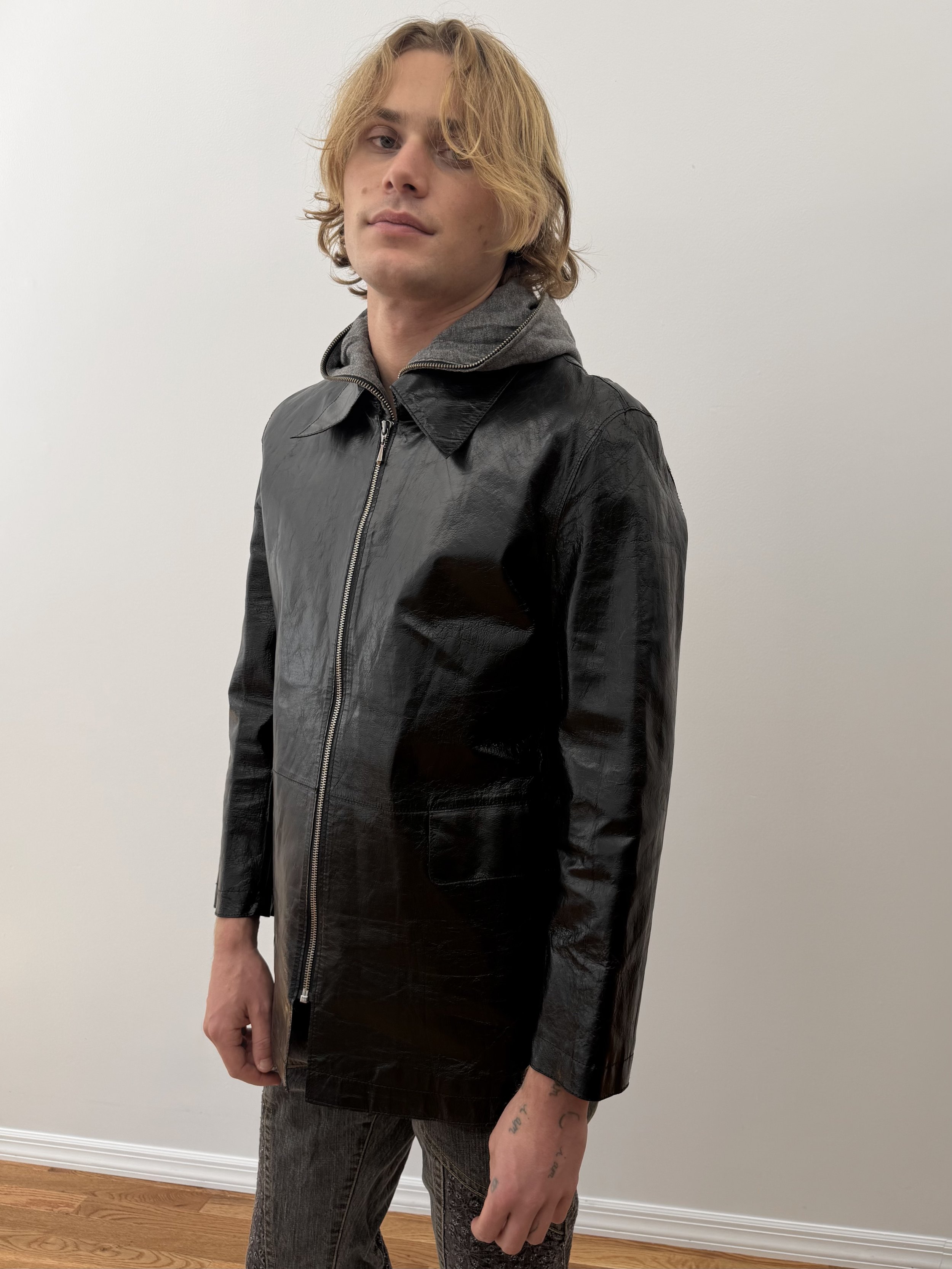 Black Pig Leather Jacket
