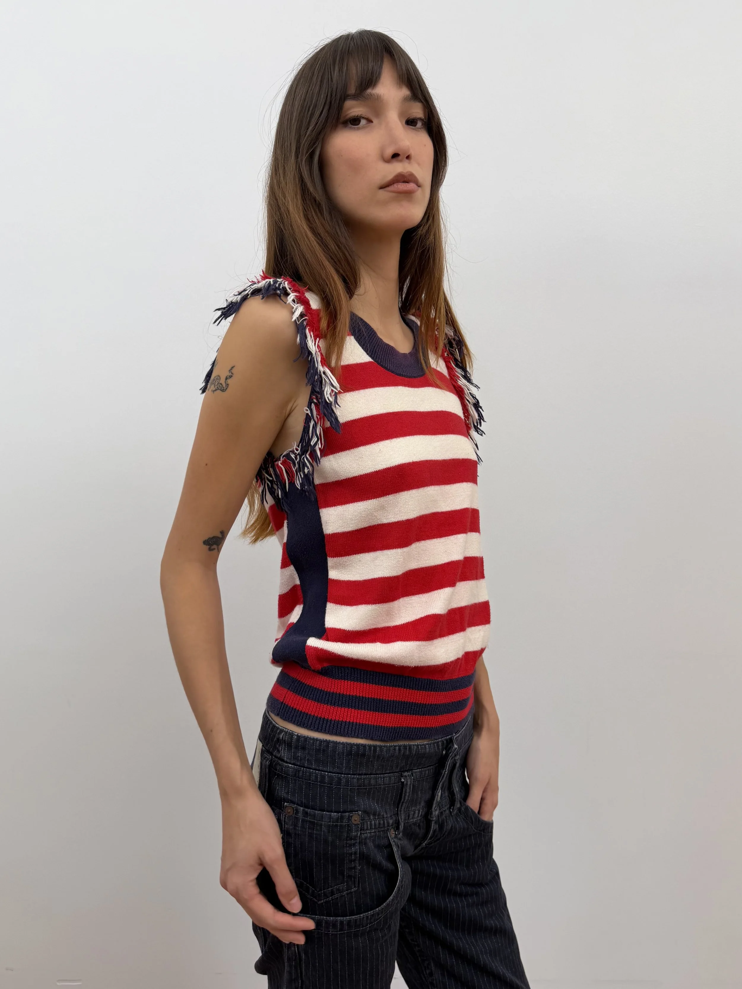 Striped Knit Tank