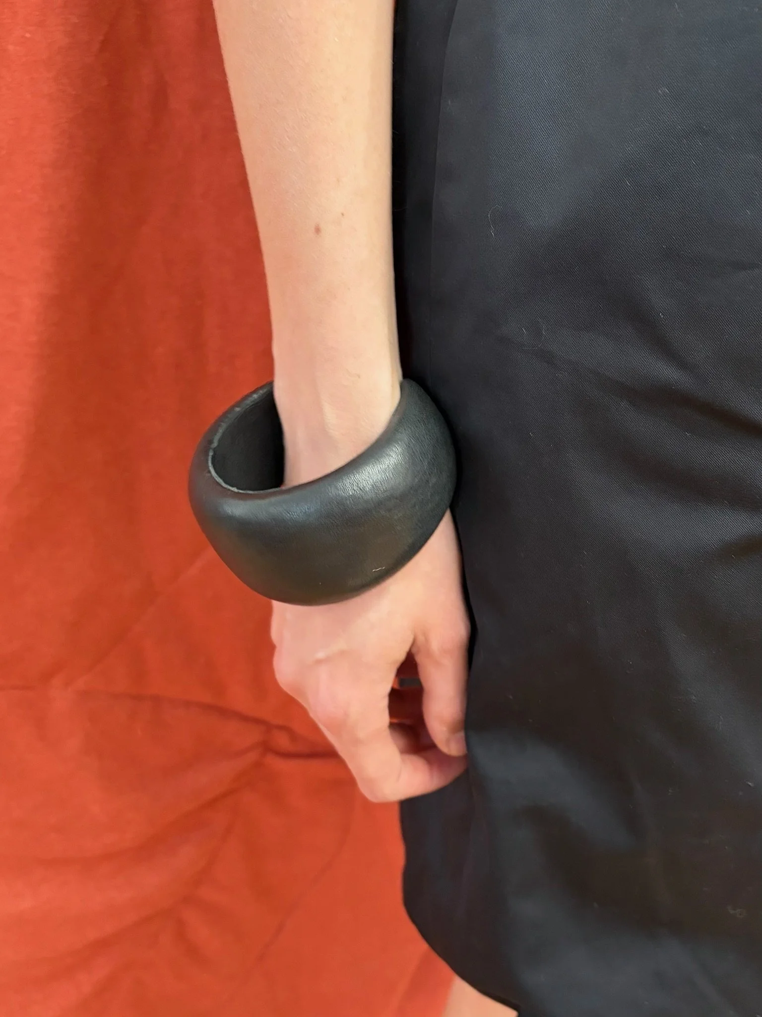 Black Leather Bracelet