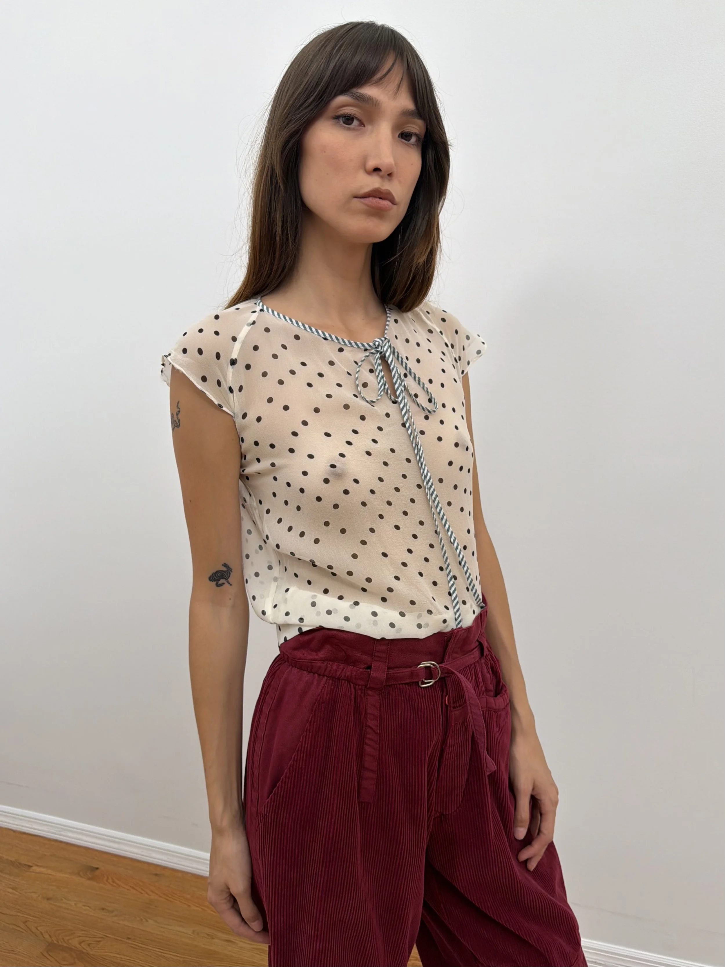 Polka Dot Blouse