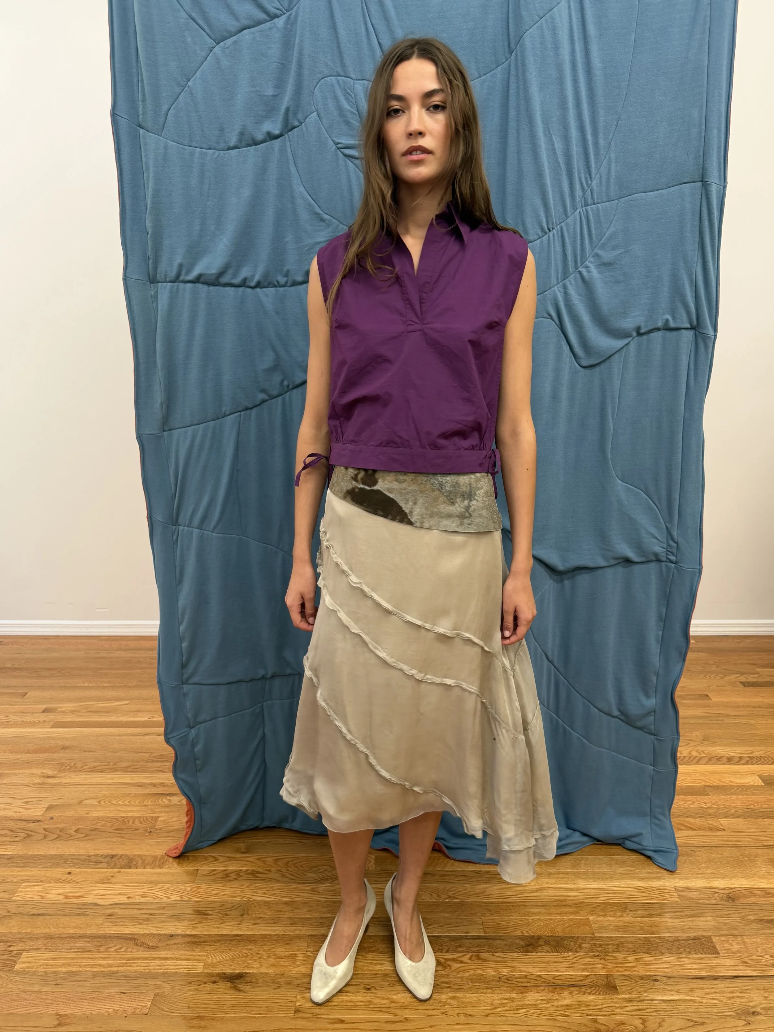 Calf Leather Skirt