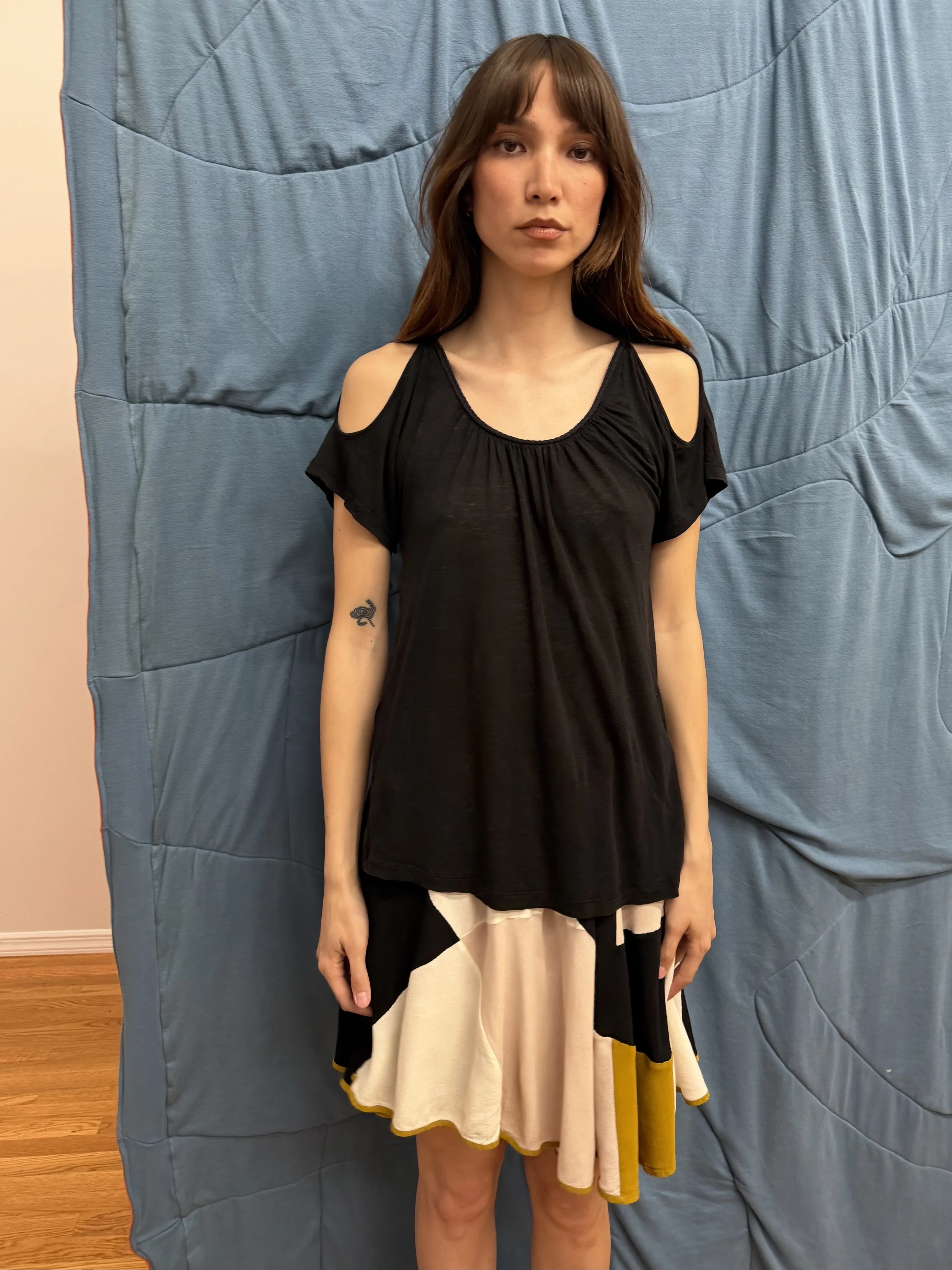 Slitted Sleeves Top