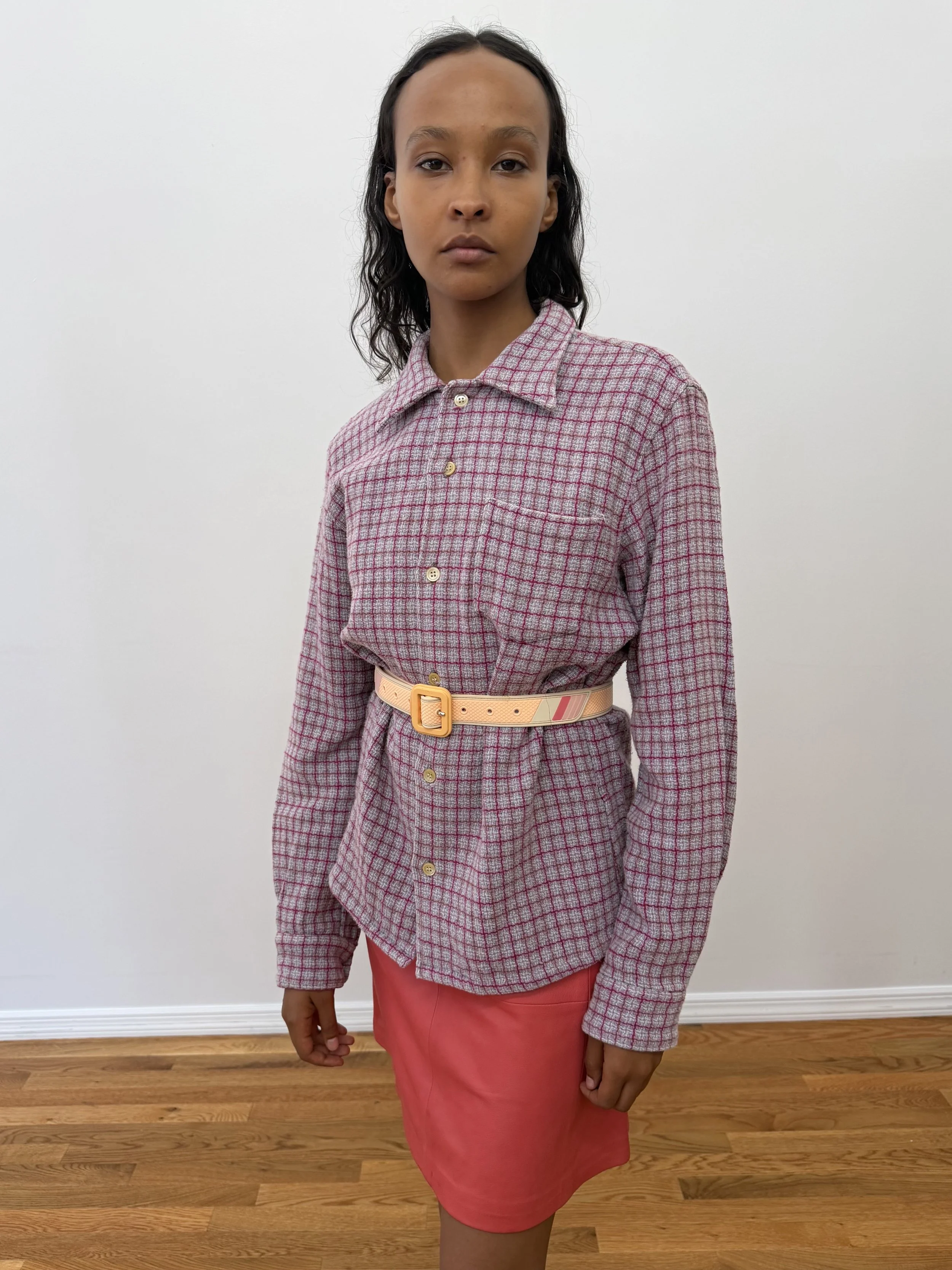 Purple Flannel Blouse