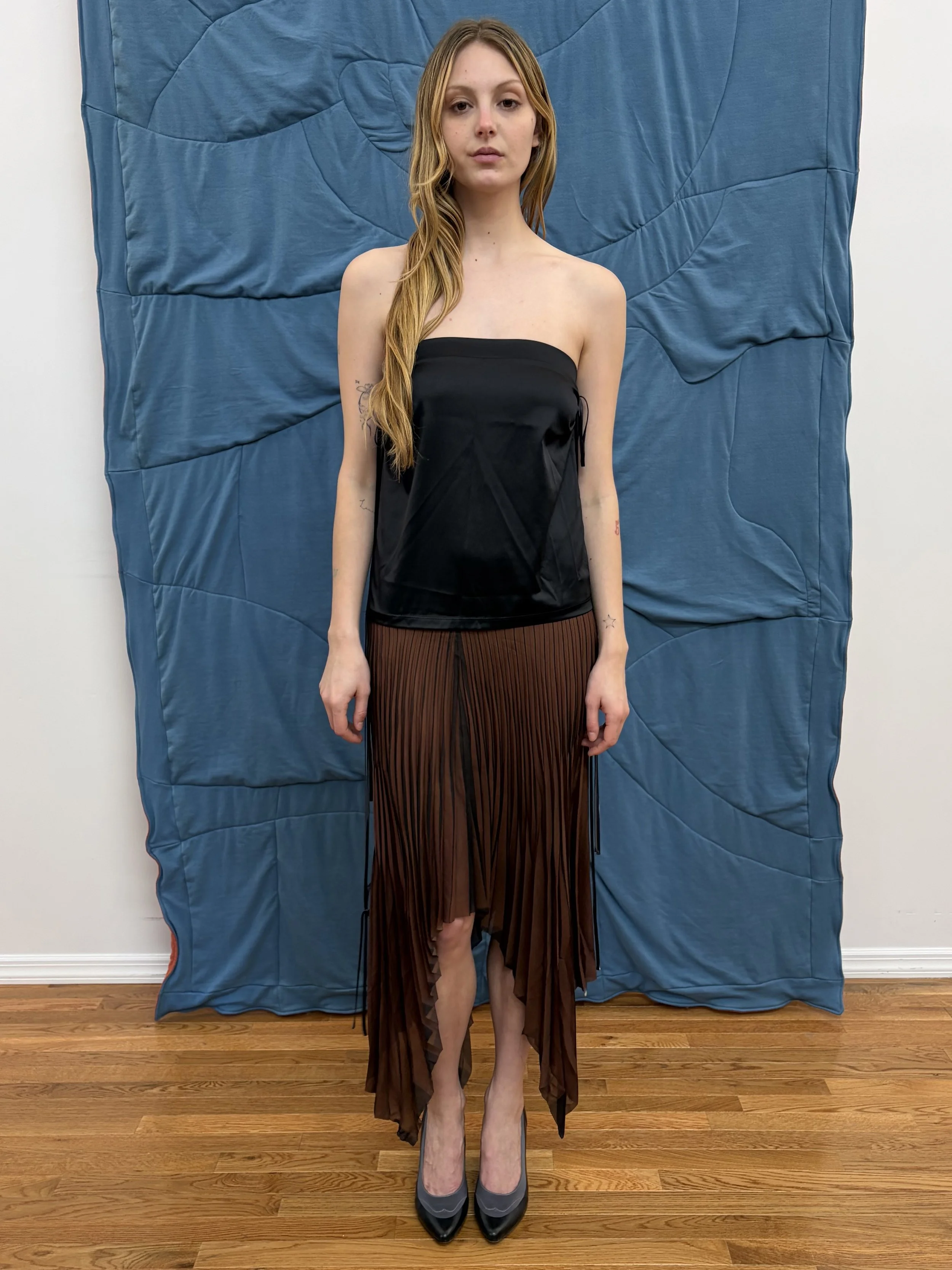 Tube Pleated Dress