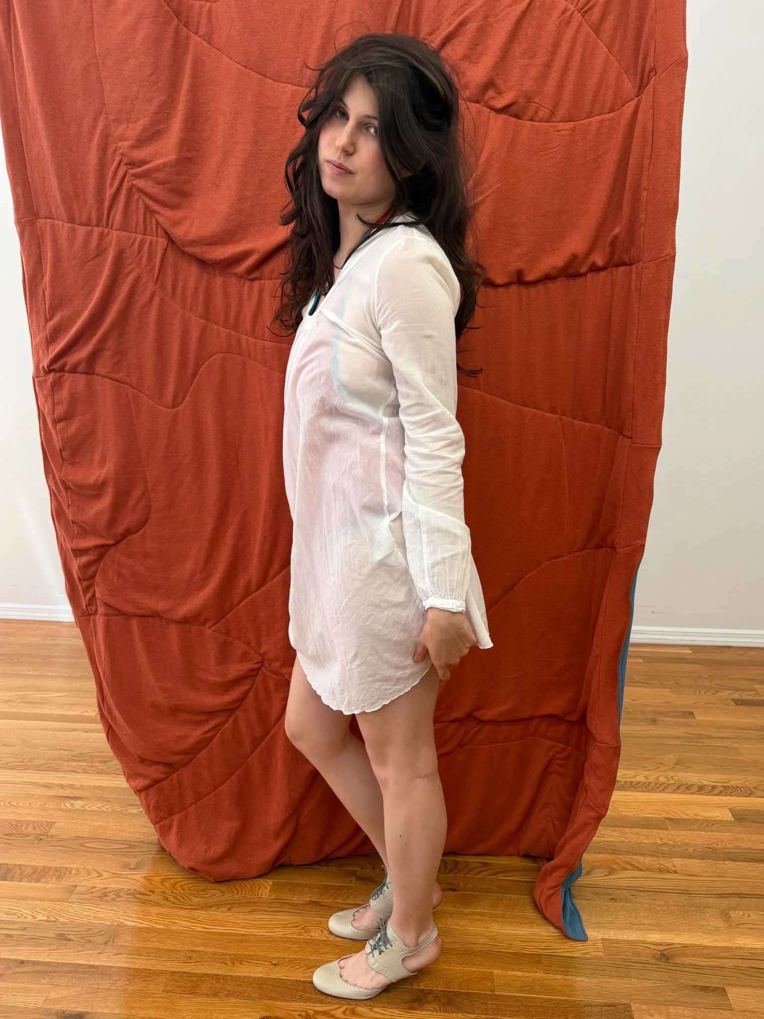 White Linen Dress