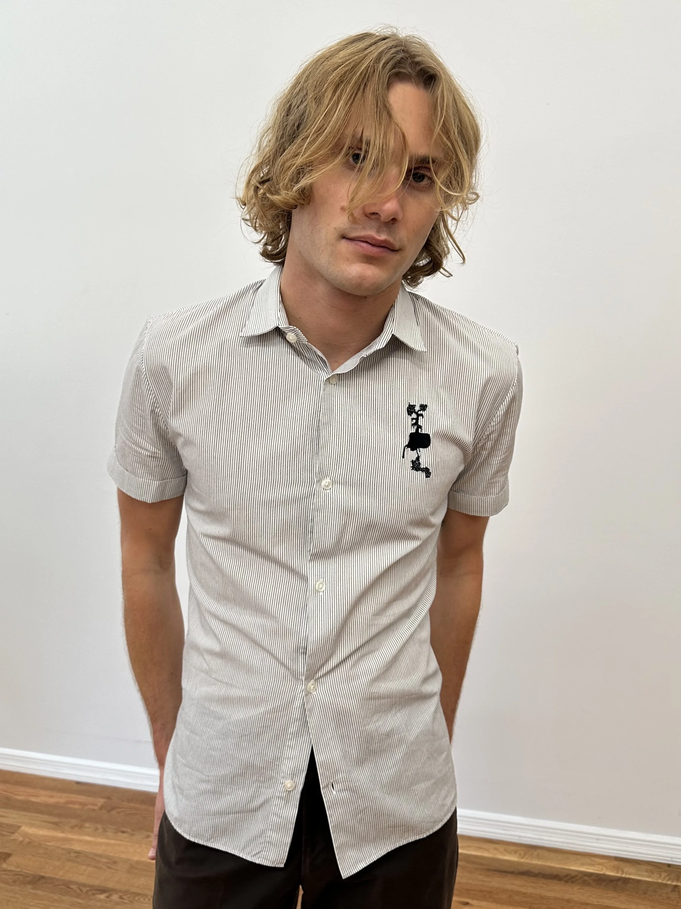 Pinstripe Button Up