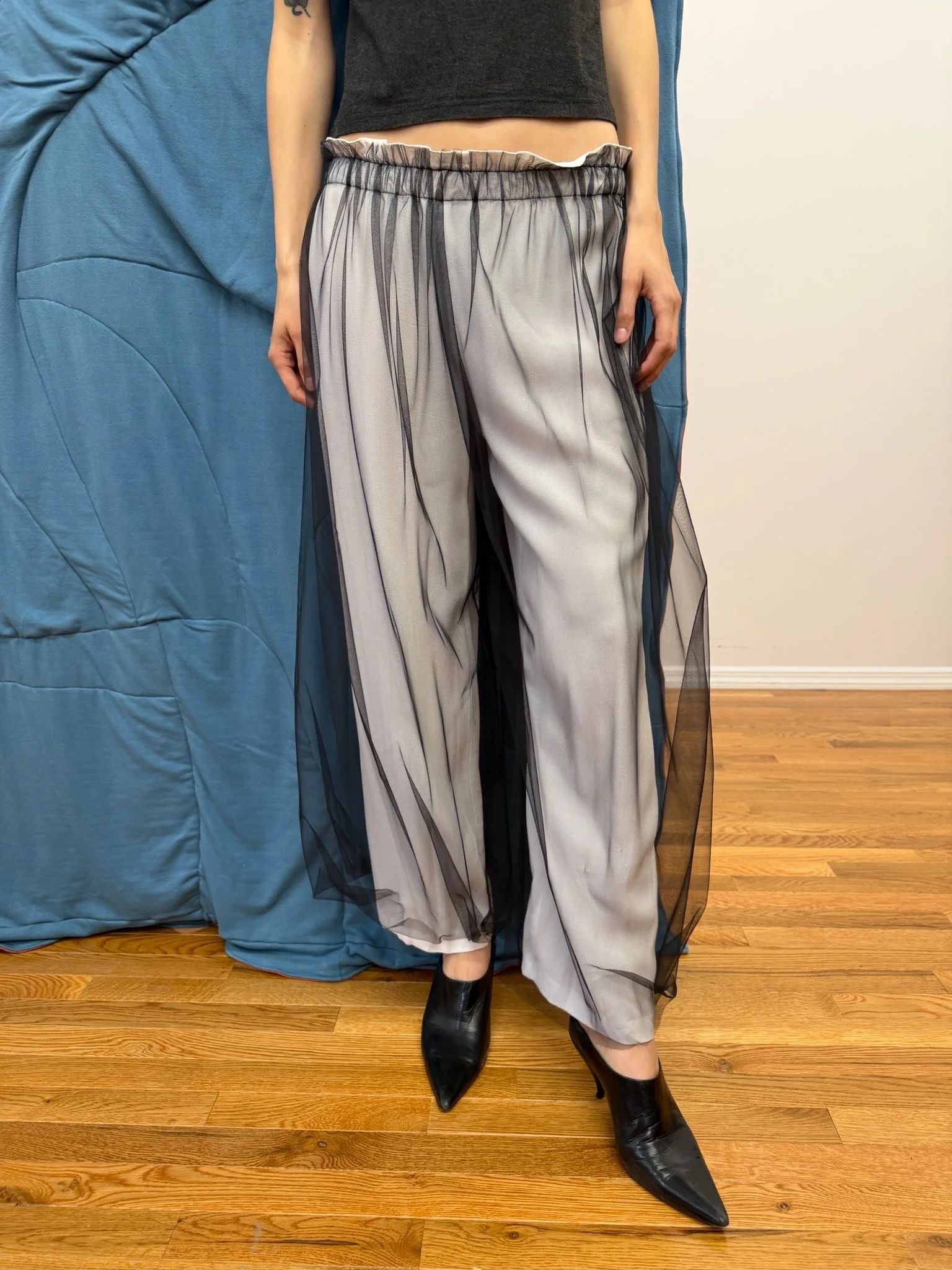 Tulle Layered Pants