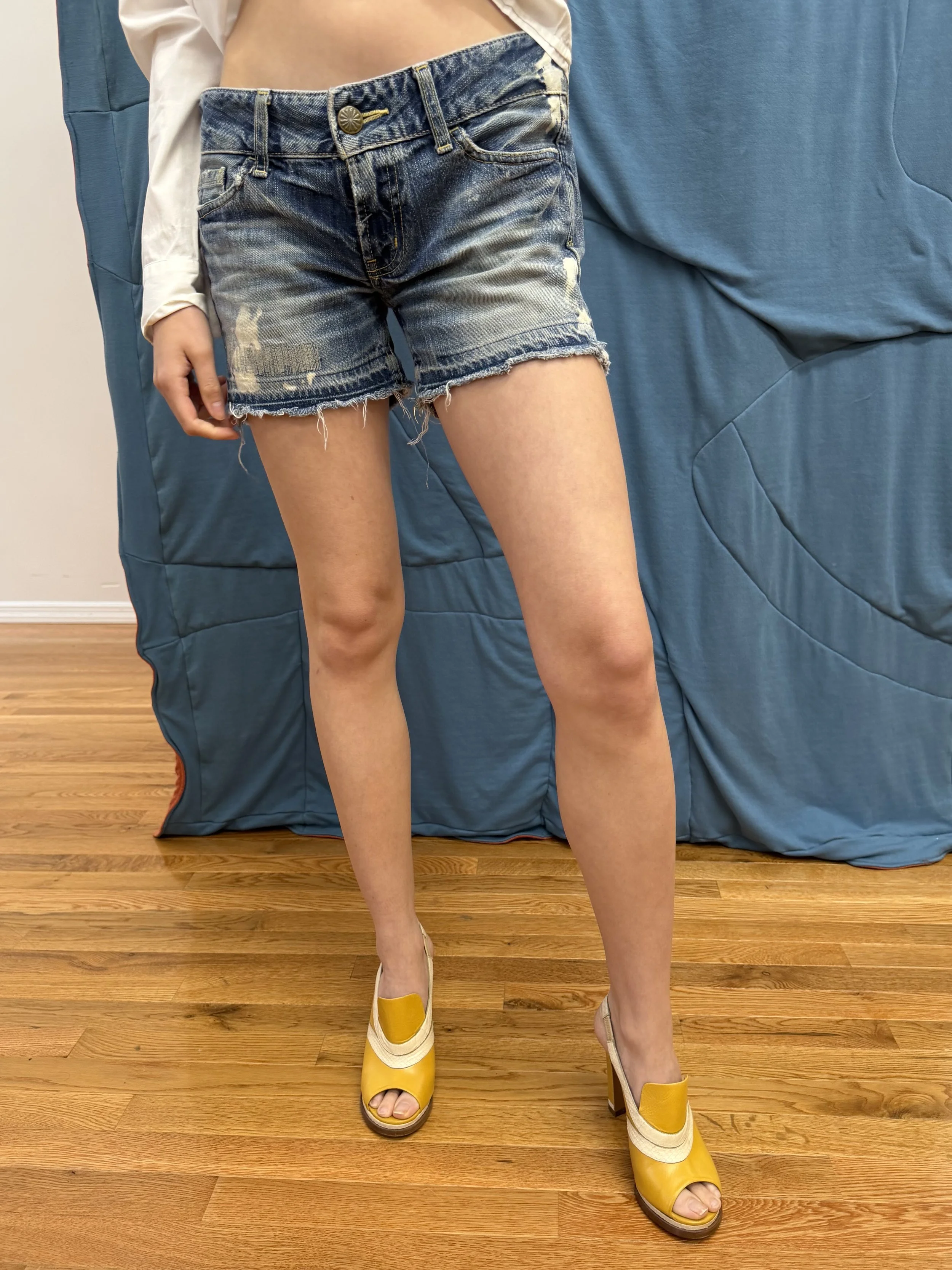 Bleach Spot Shorts