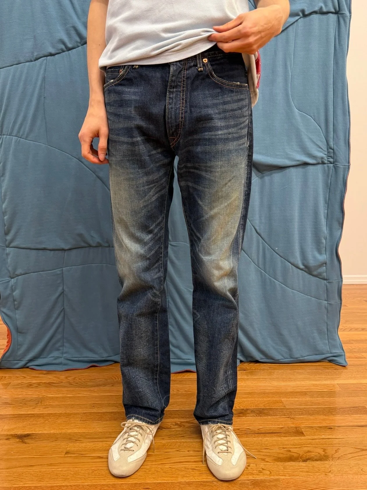 Blue Washed Jeans