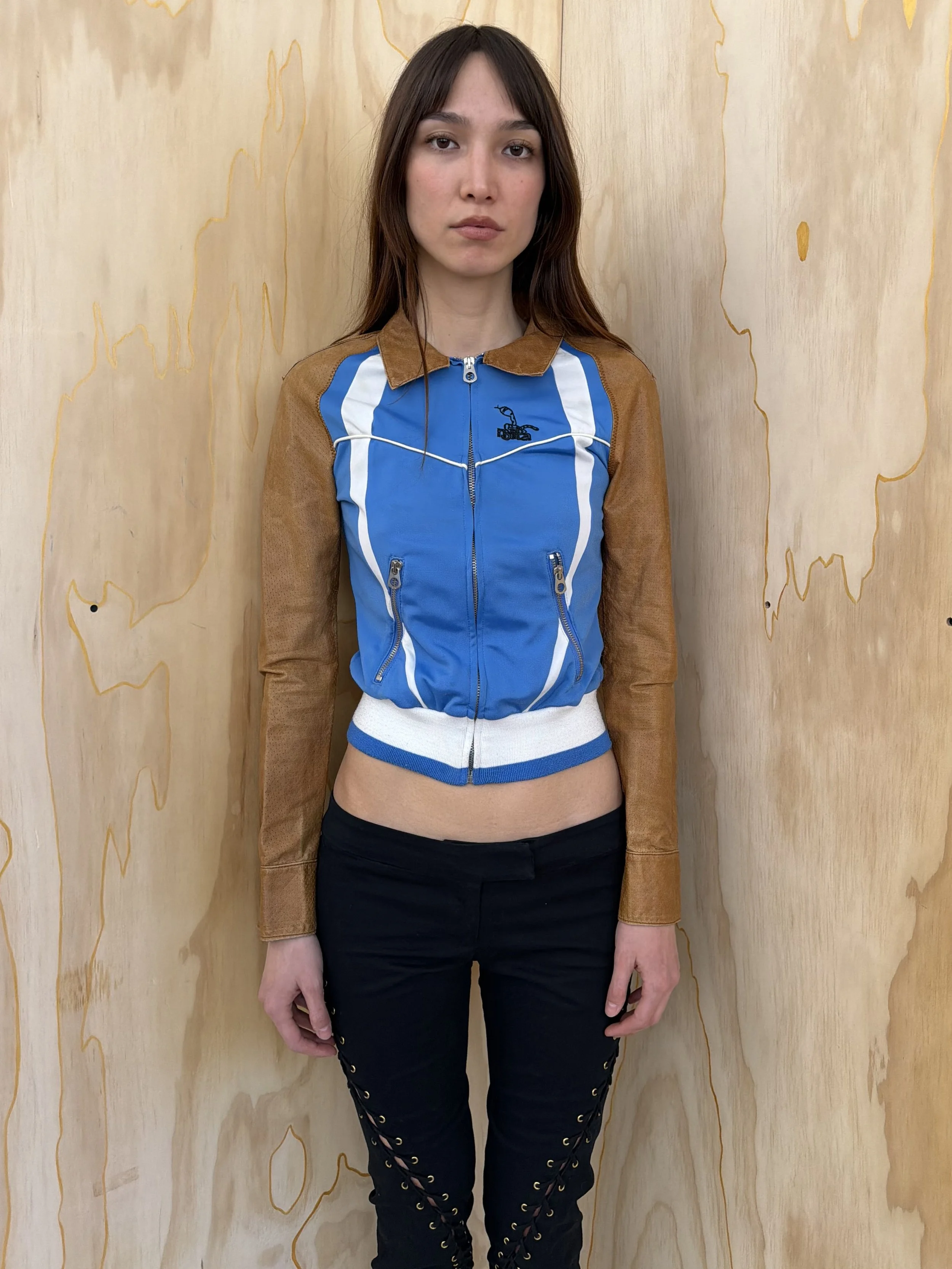 Leather Athletic Jacket