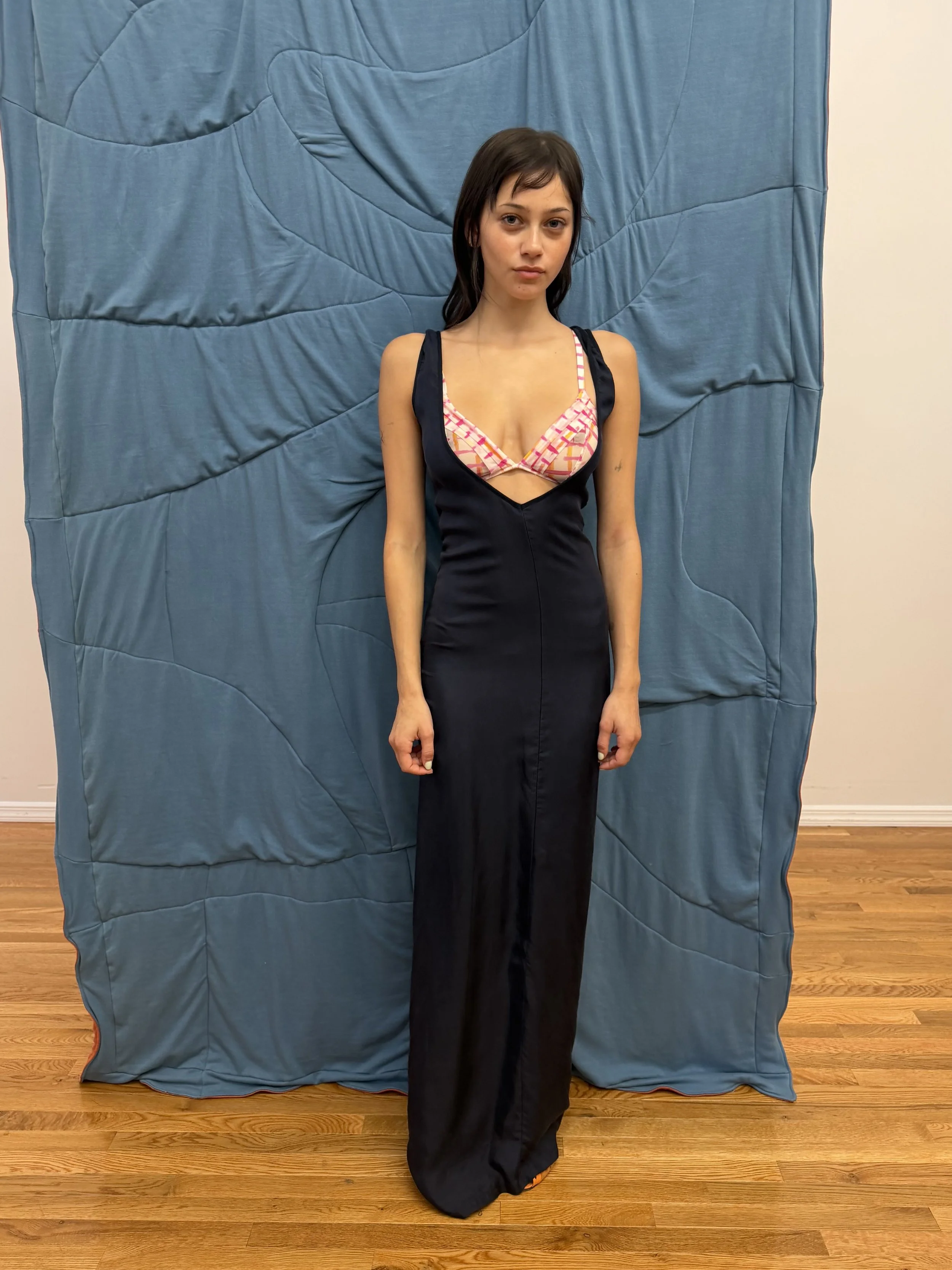 Black Silk Dress