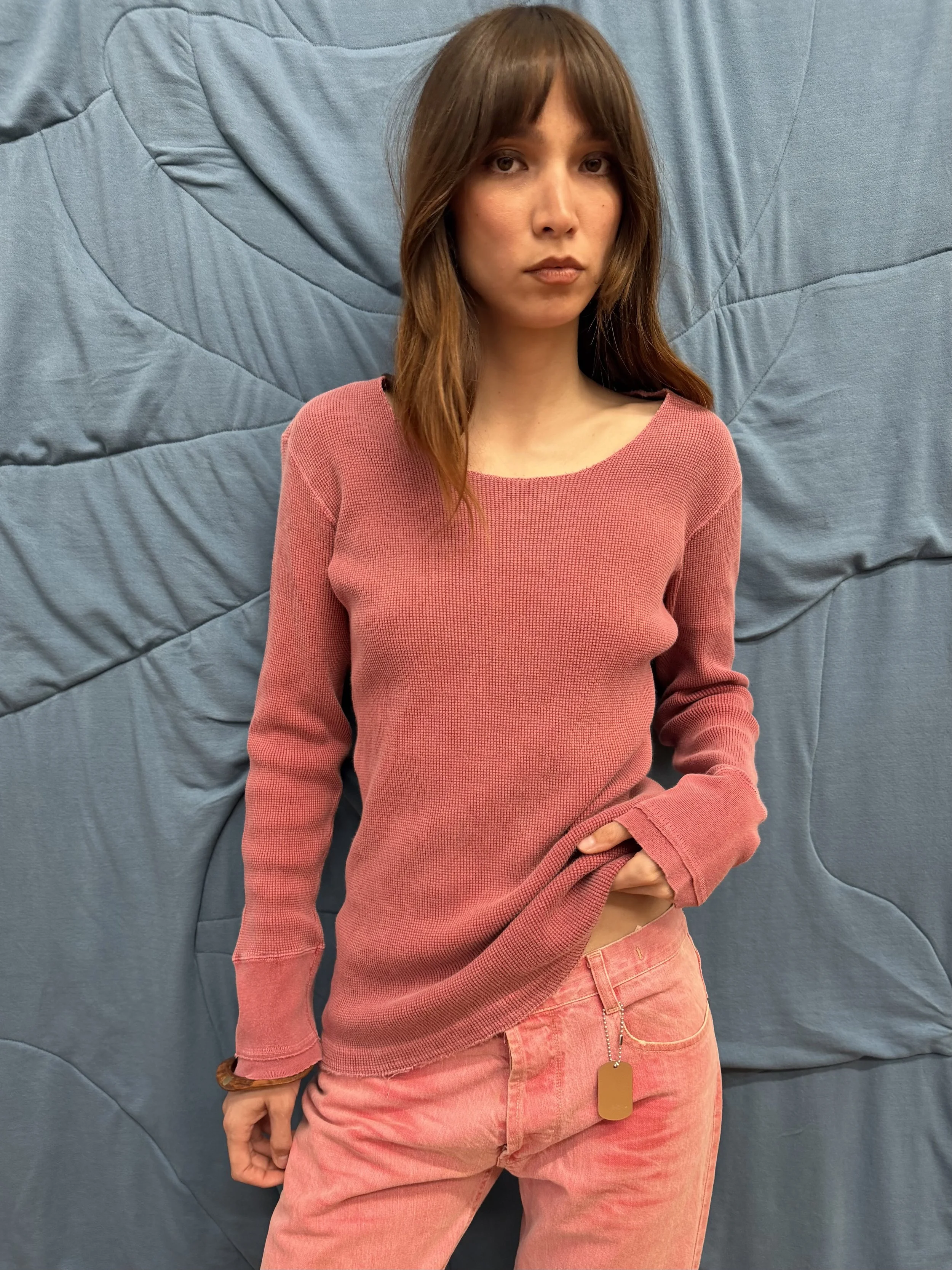 Pink Thermal Sweater