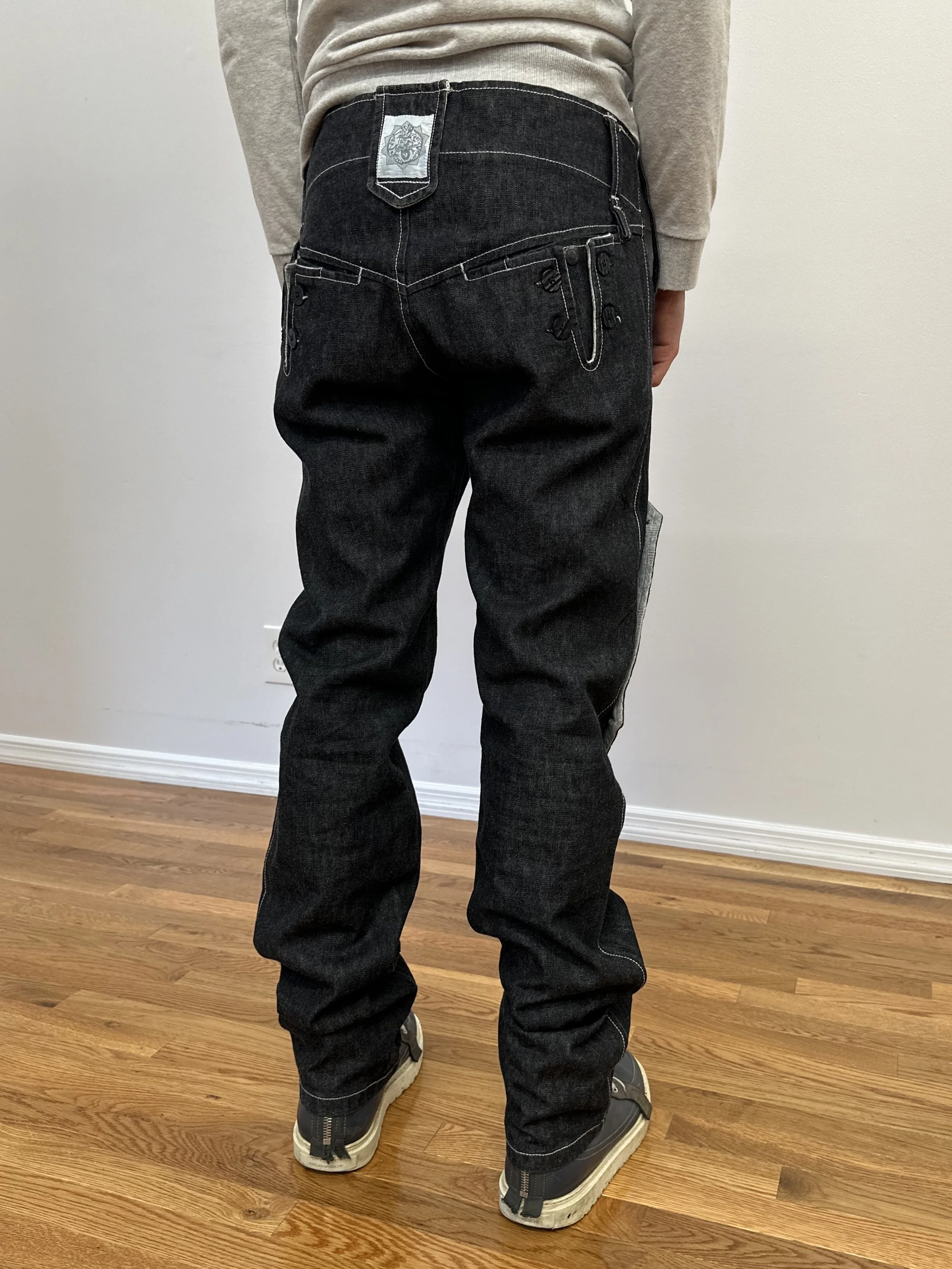 Black Utility Jeans