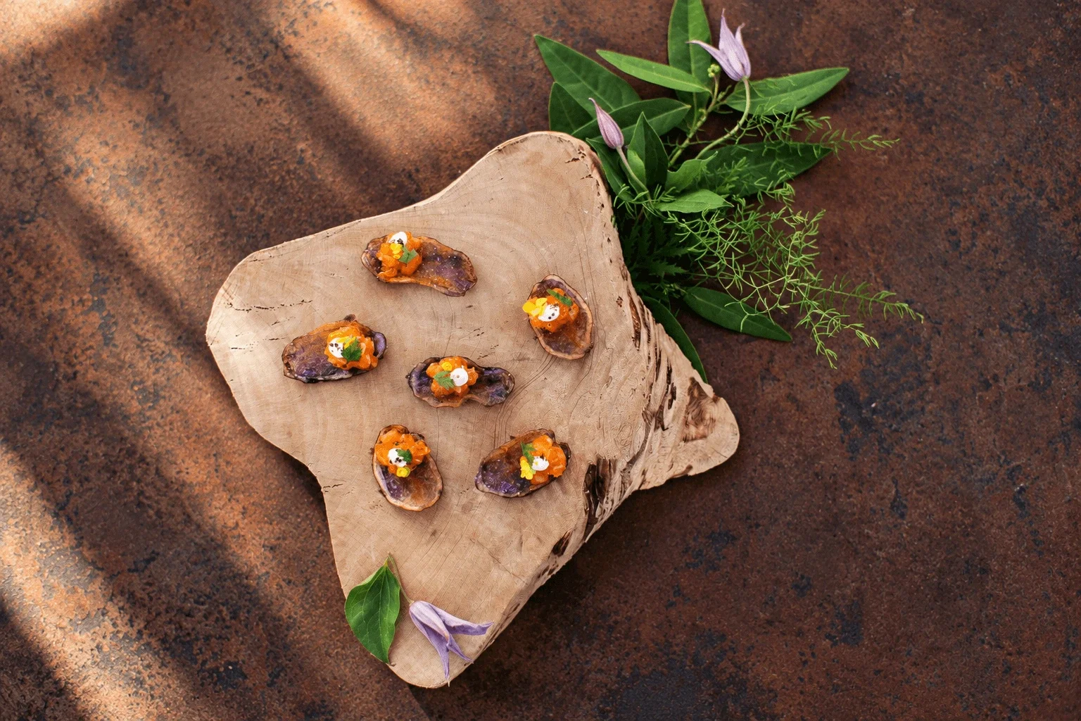canapé platter