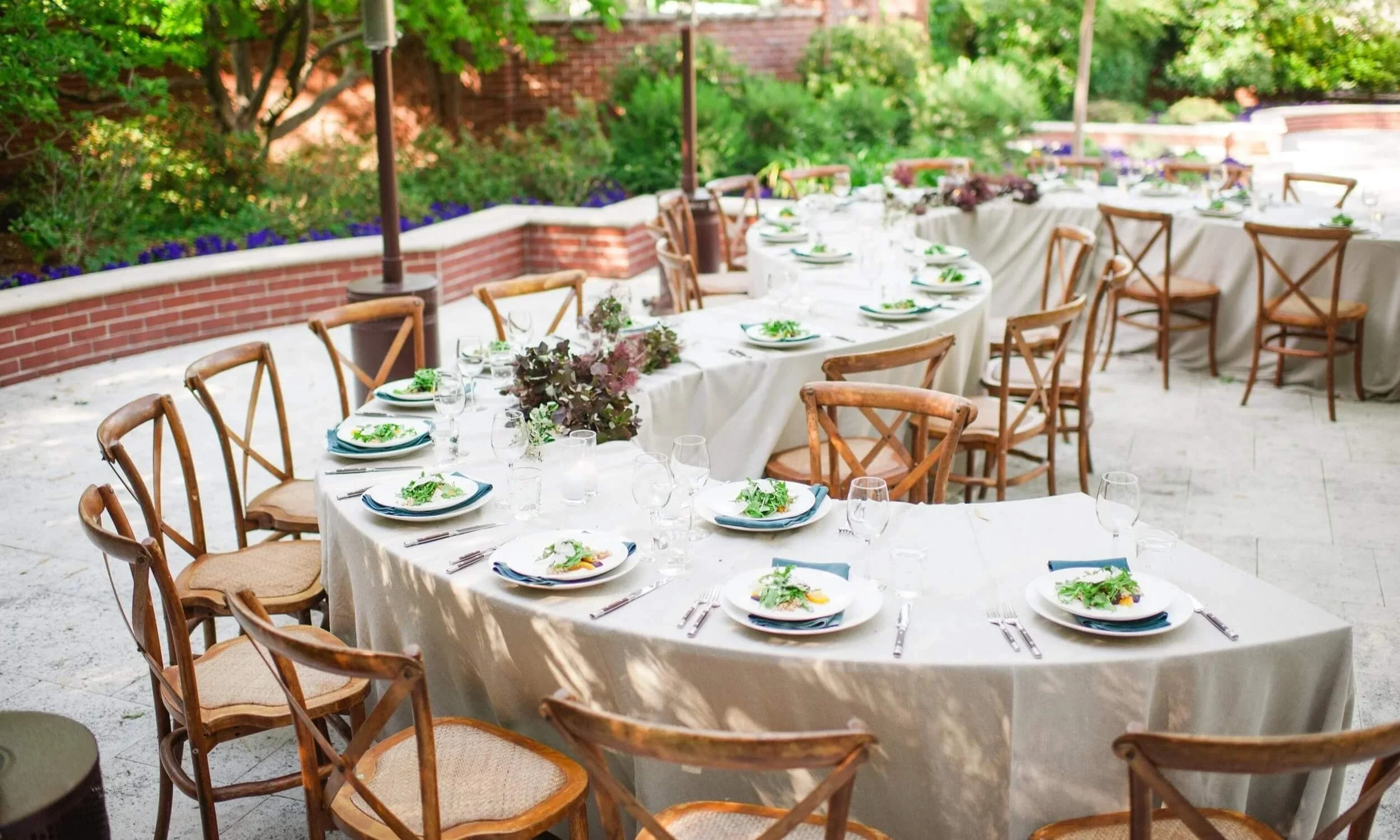 plated service catering